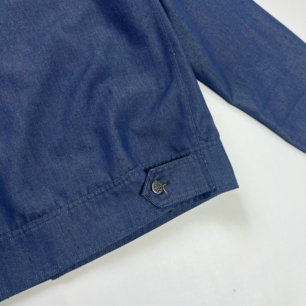 60's French Workwear Denim Chore Coat - M