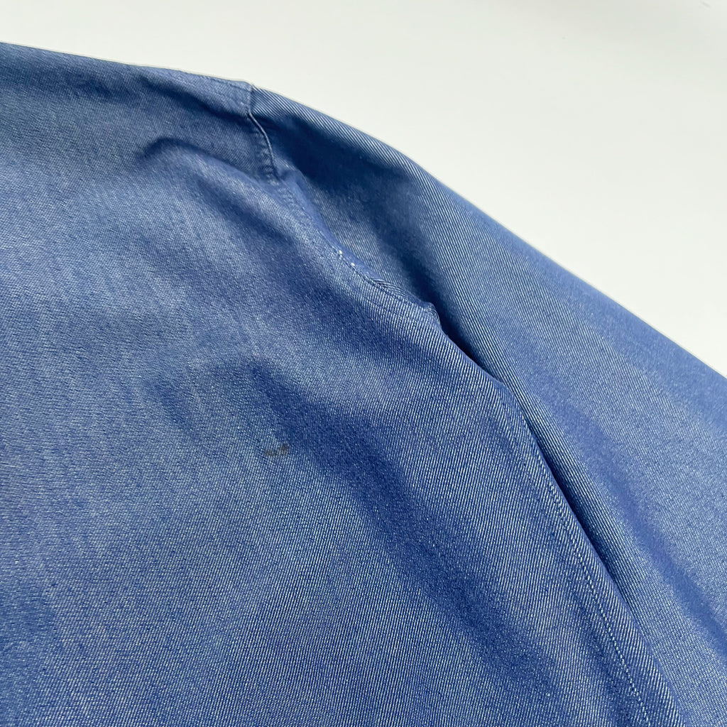 60's French Workwear Denim Chore Coat - M
