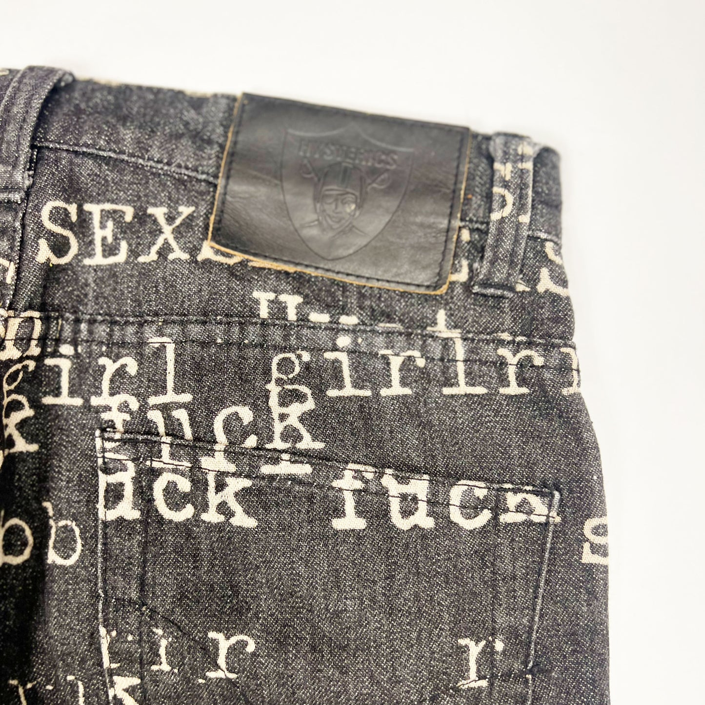 SS 1999 Hysteric Glamour Sex Typewriter Jeans - w26"