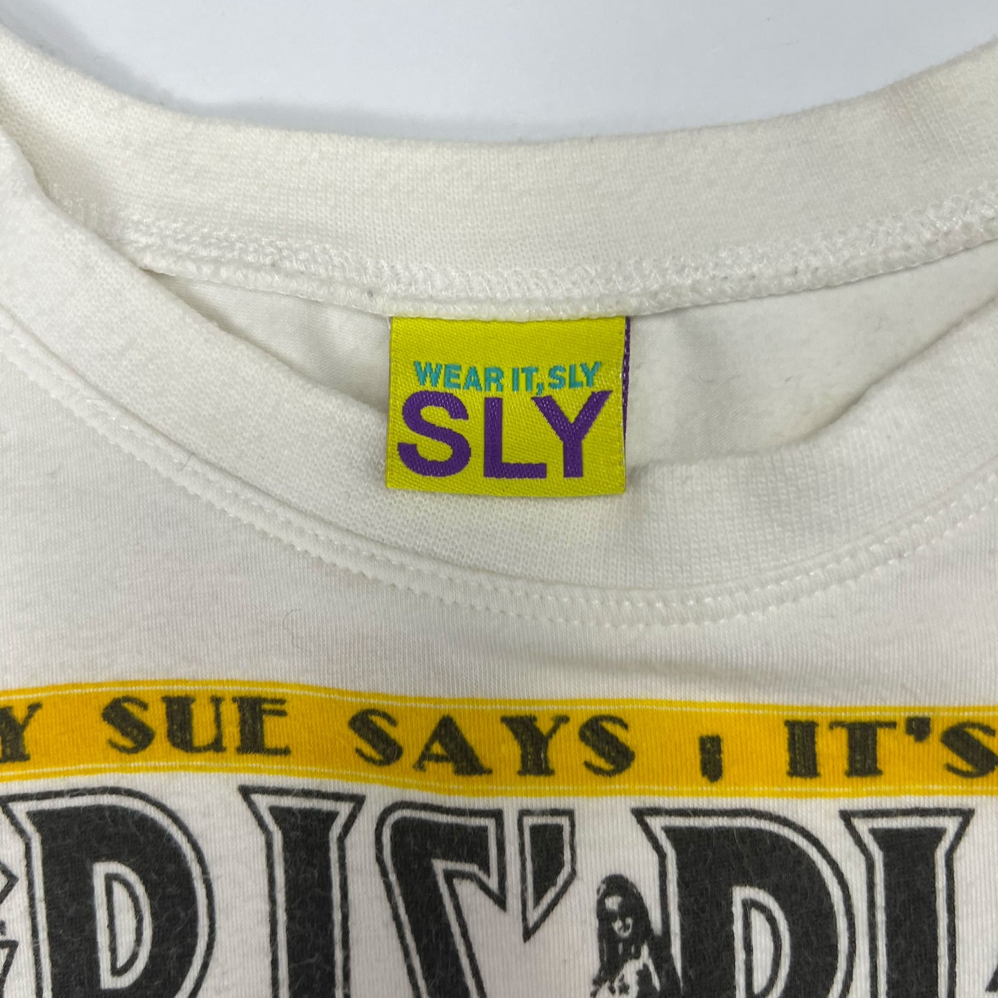 00's Sly Japan Tshirt with Girls Blah Graphic - M