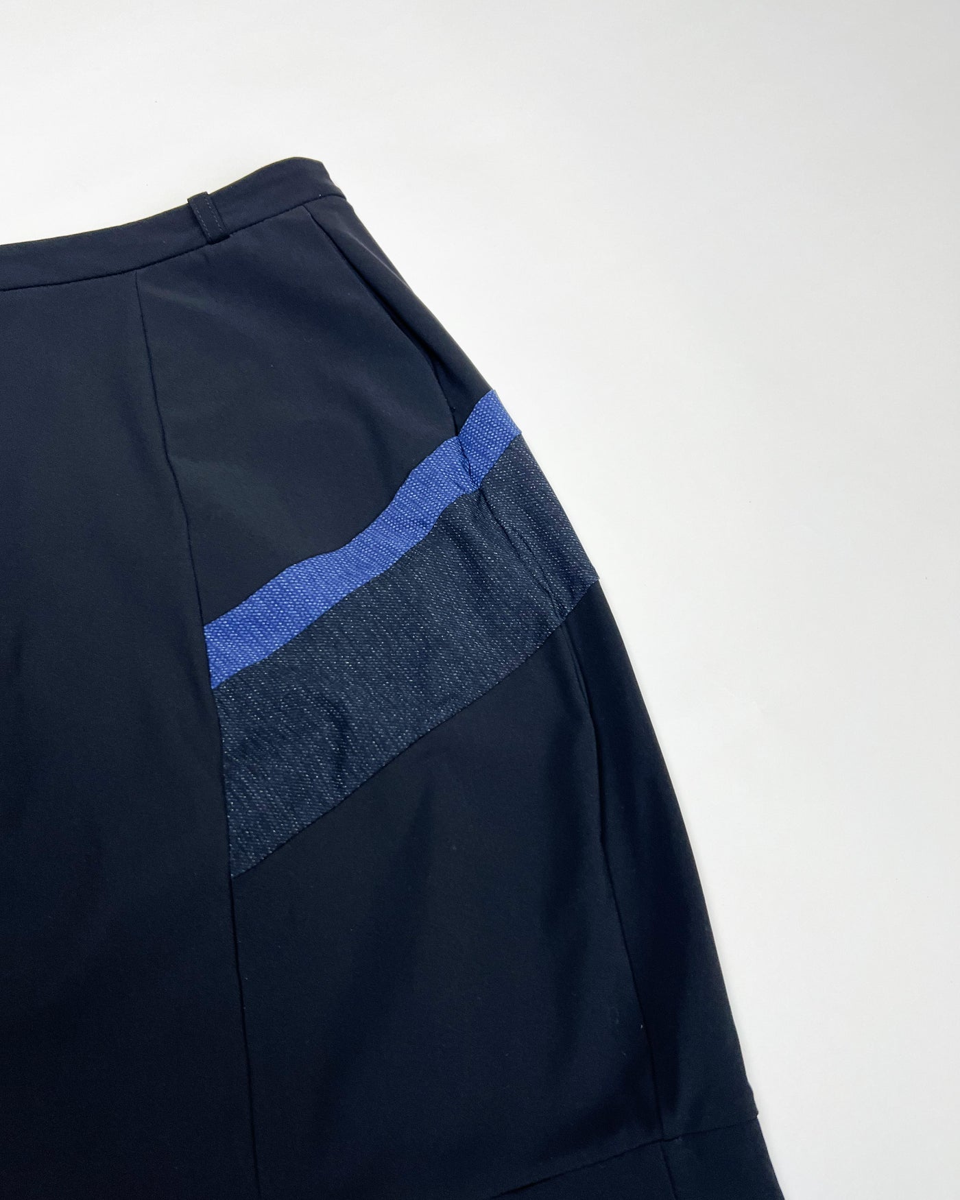 00's Marithé + François Girbaud Structural Mini Skirt with Colour Block Panels - XS