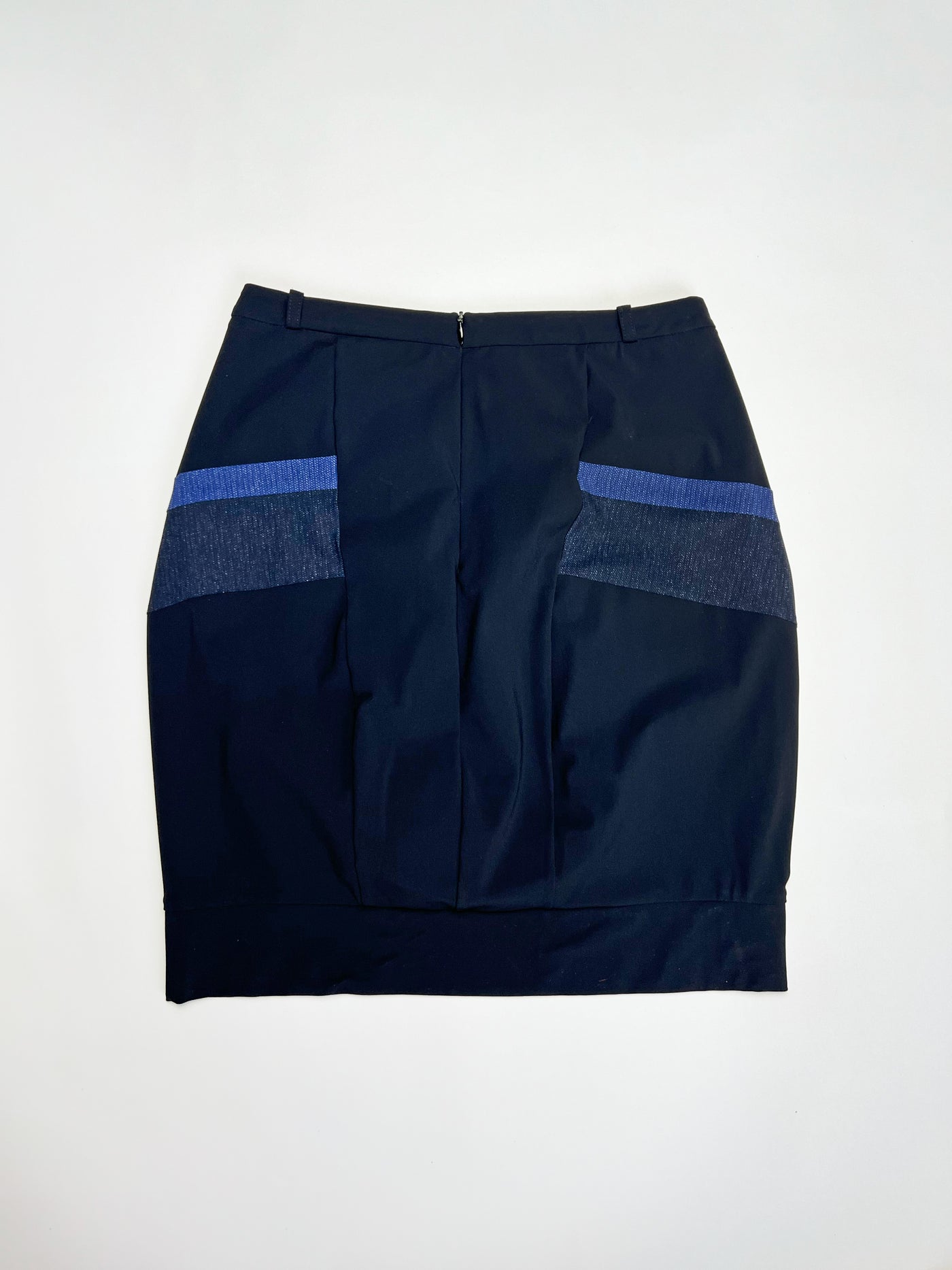 00's Marithé + François Girbaud Structural Mini Skirt with Colour Block Panels - XS