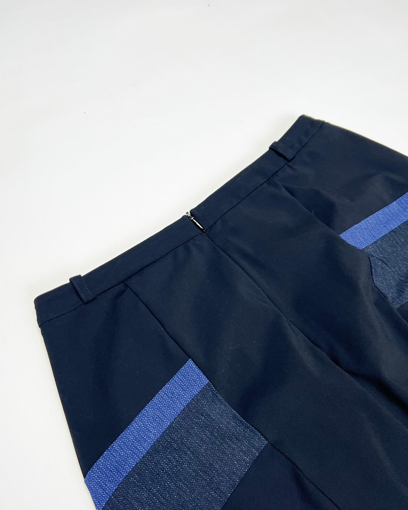 00's Marithé + François Girbaud Structural Mini Skirt with Colour Block Panels - XS