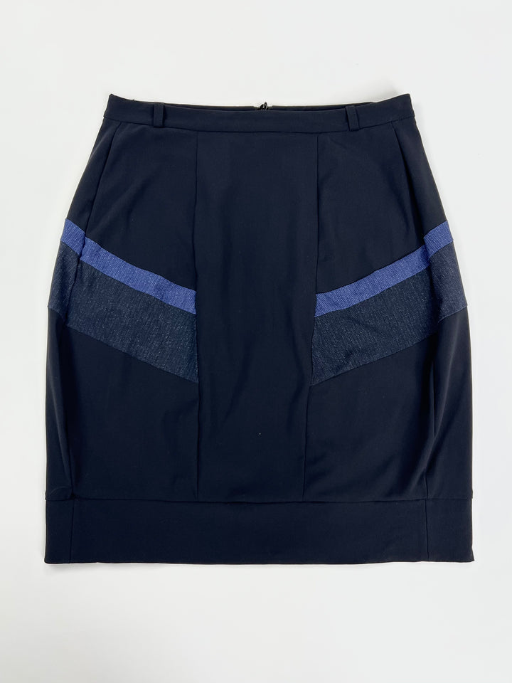 00's Marithé + François Girbaud Structural Mini Skirt with Colour Block Panels - XS