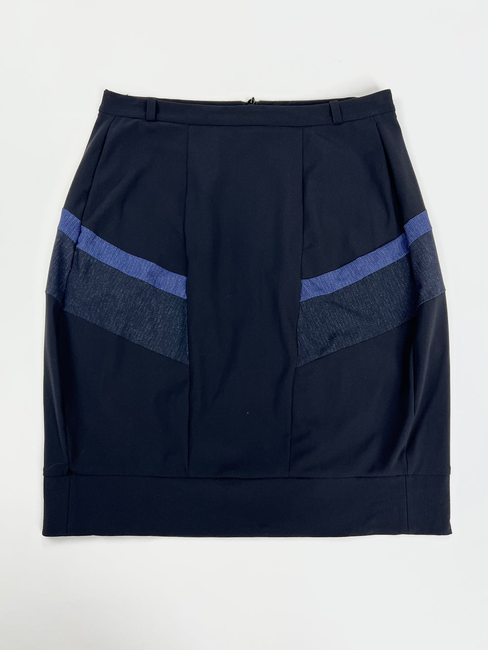 00's Marithé + François Girbaud Structural Mini Skirt with Colour Block Panels - XS