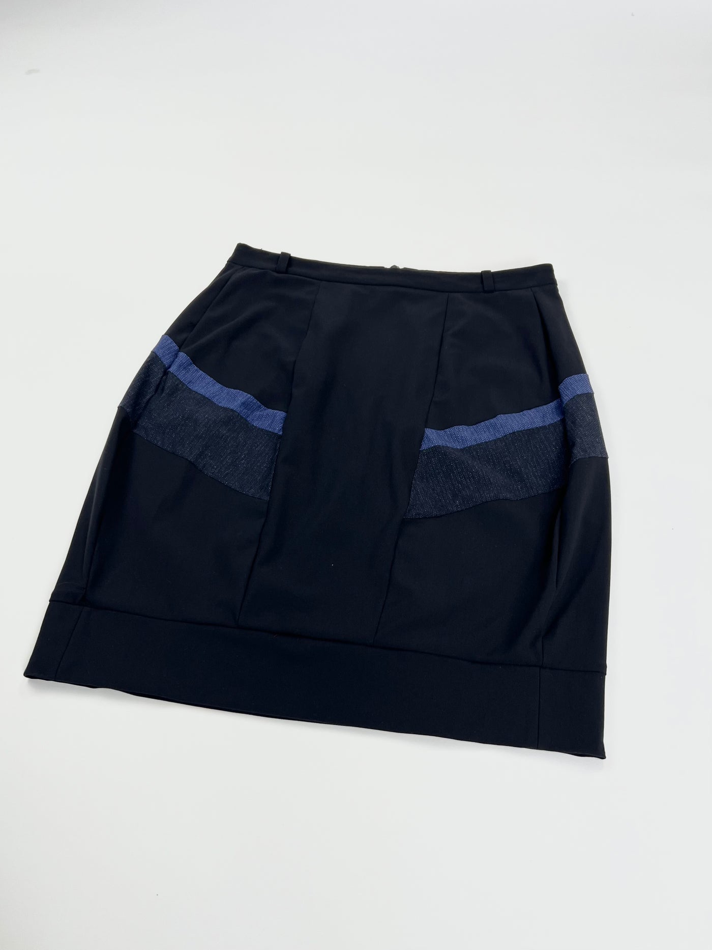 00's Marithé + François Girbaud Structural Mini Skirt with Colour Block Panels - XS