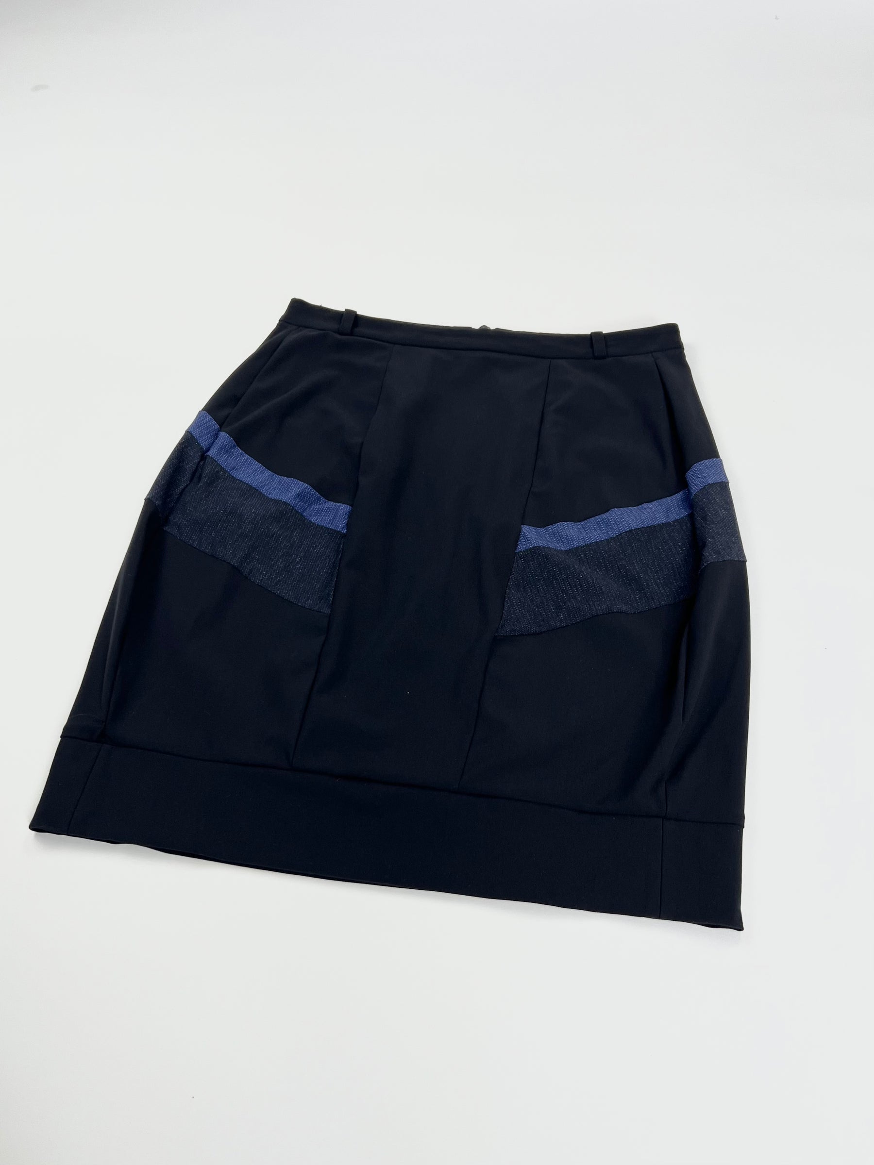 00's Marithé + François Girbaud Structural Mini Skirt with Colour Block Panels - XS