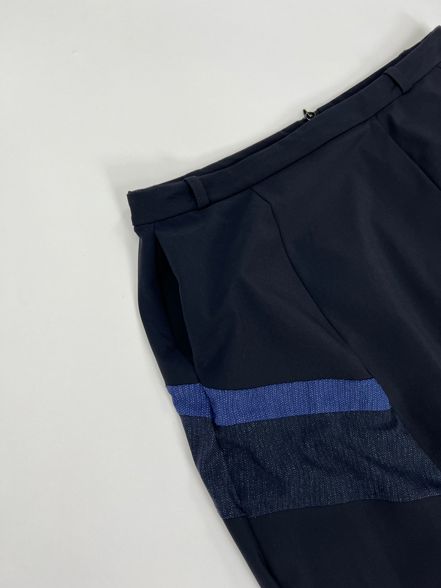 00's Marithé + François Girbaud Structural Mini Skirt with Colour Block Panels - XS