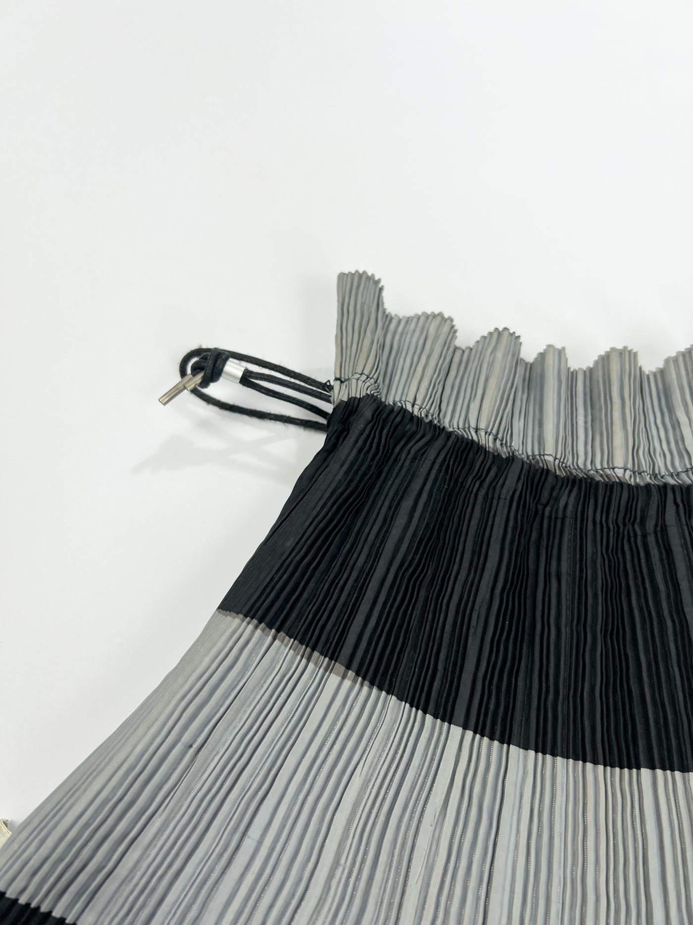 90's Issey Miyake Reversible Pleated Clutch Bag with Drawstring