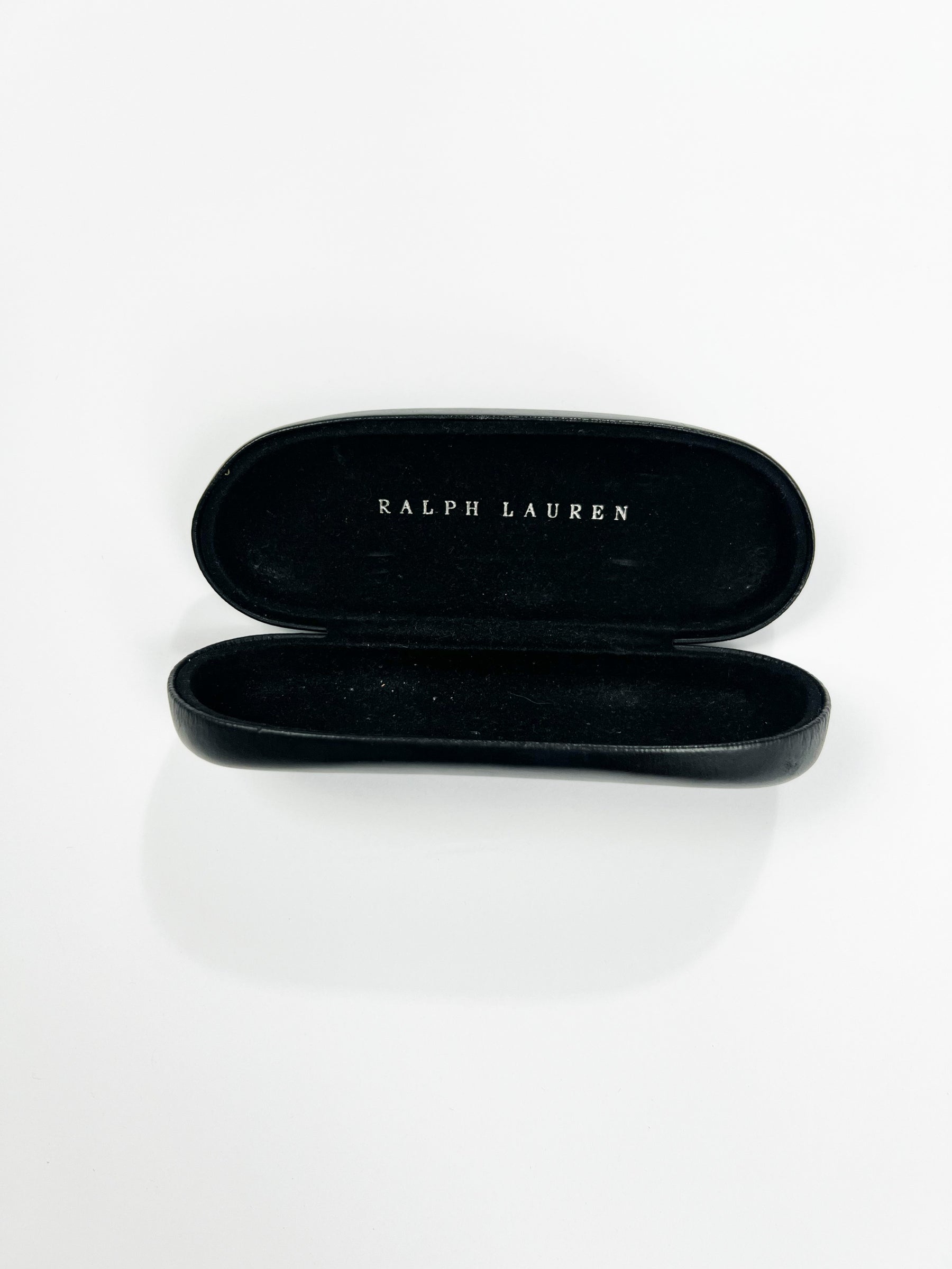 90's Ralph Lauren Slim Oval Sunglasses in Red Plaid