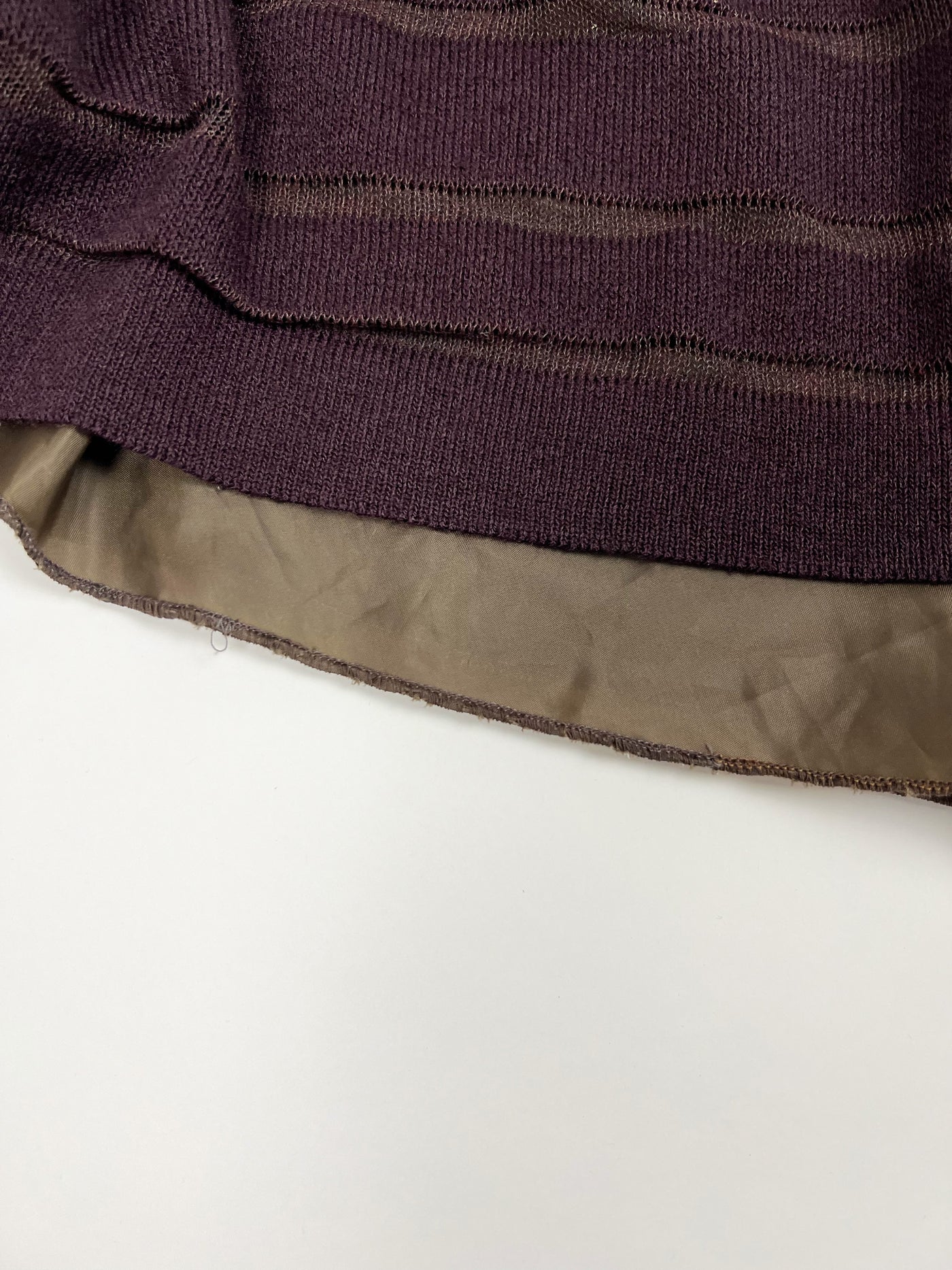 00's Sarah Pacini Knit Cropped Jumper in Burgundy - S