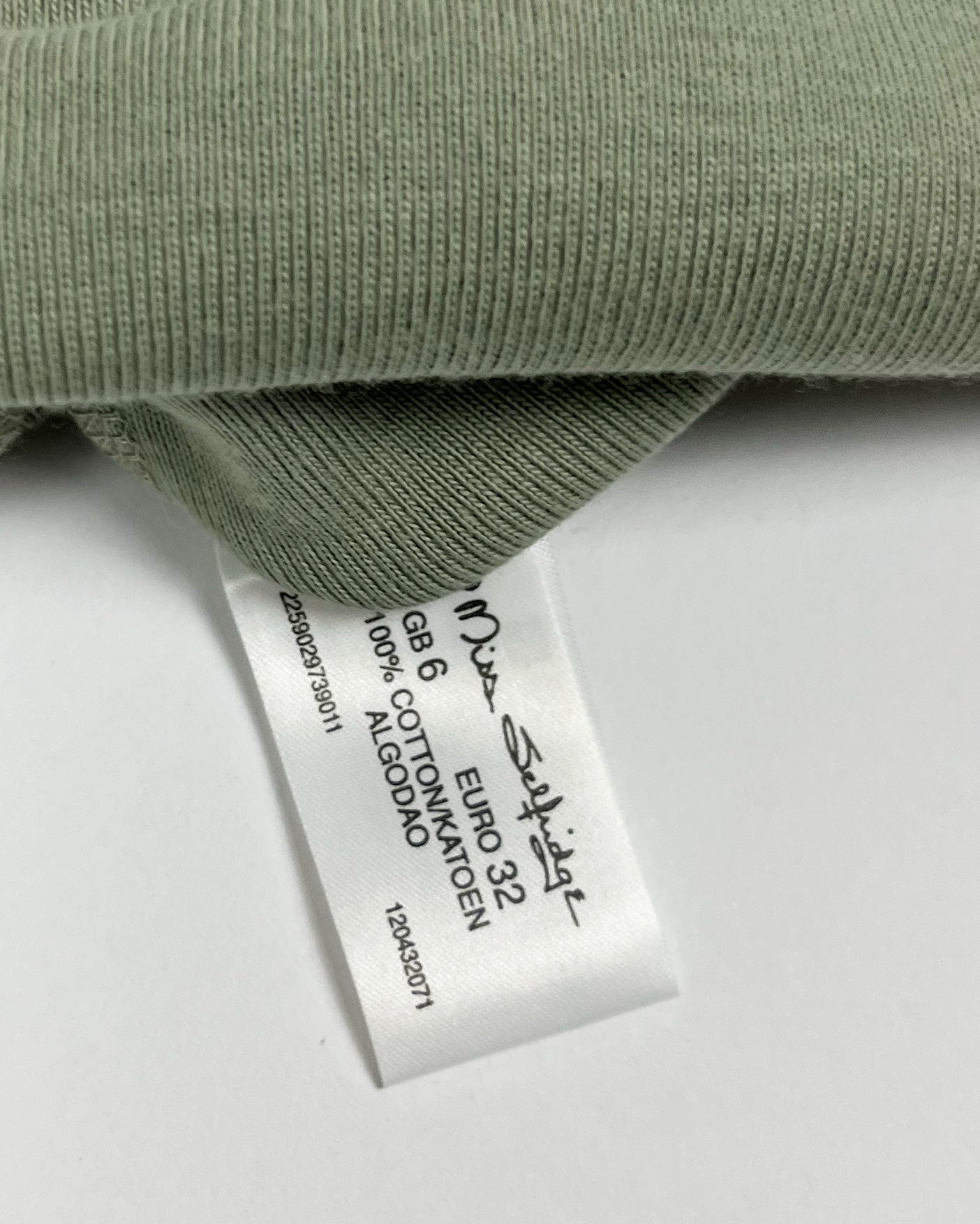 00's Miss Selfridge Tank Top with Tie Shoulders in Khaki - XS