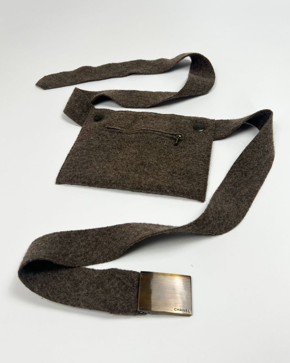 Pre Fall 1999 Chanel Belt Bag in Wool
