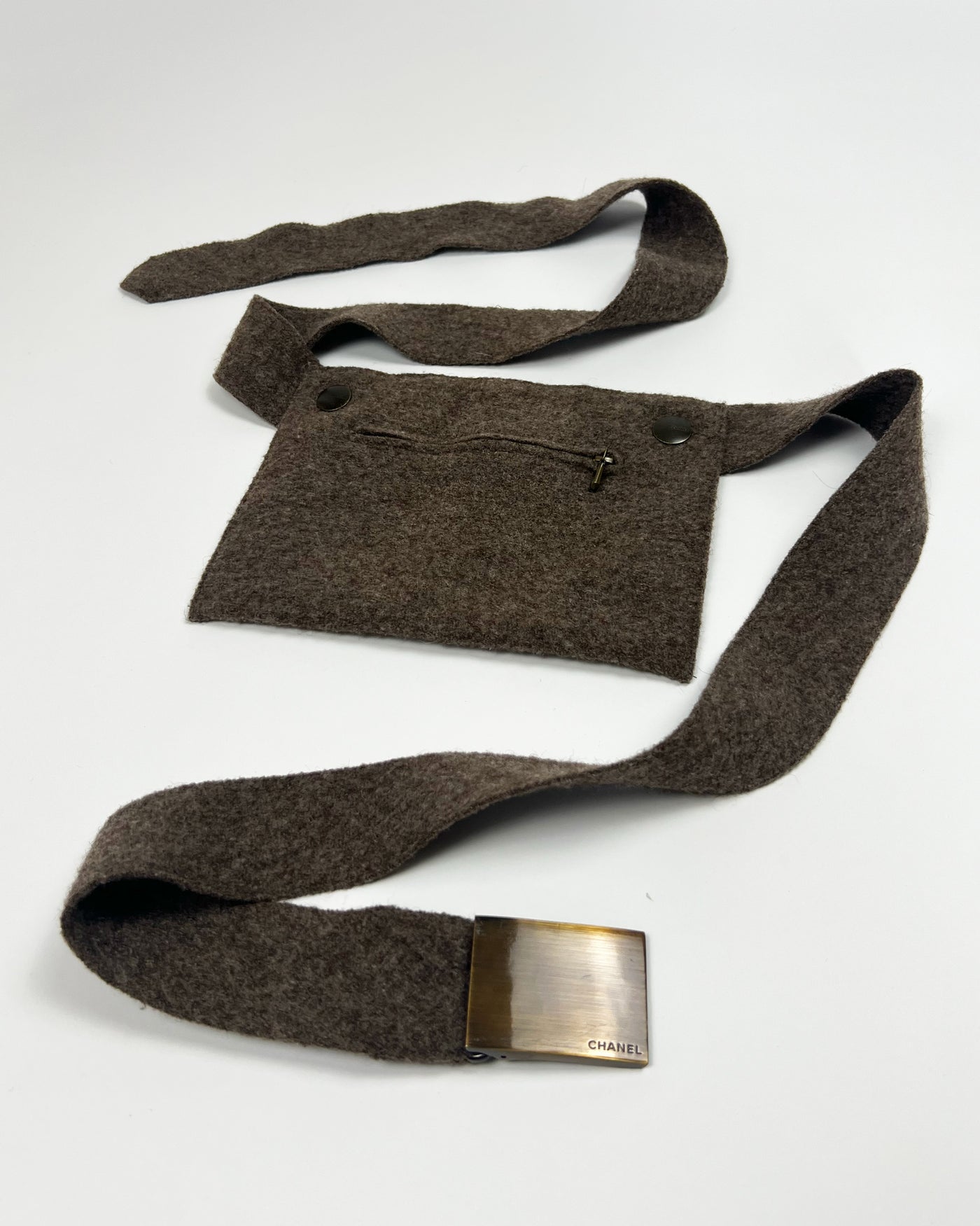 Pre Fall 1999 Chanel Belt Bag in Wool