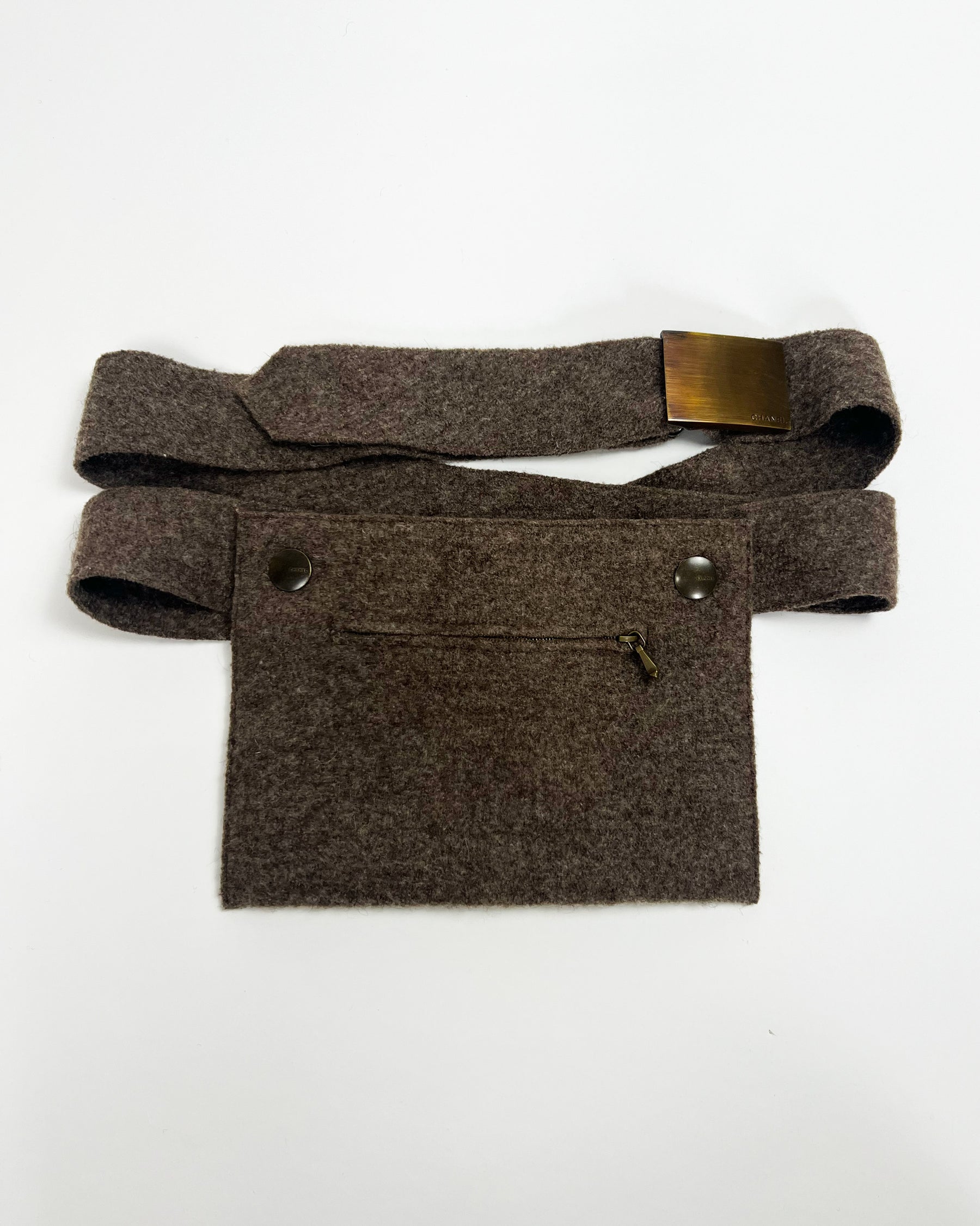 Pre Fall 1999 Chanel Belt Bag in Wool