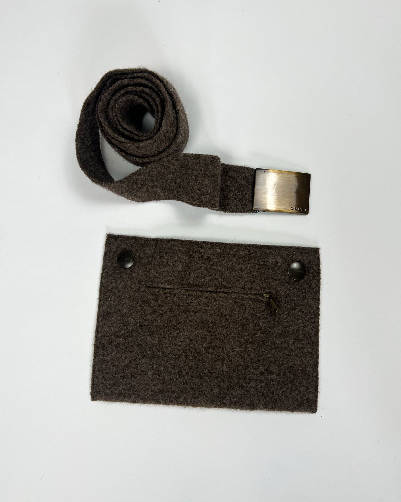 Pre Fall 1999 Chanel Belt Bag in Wool