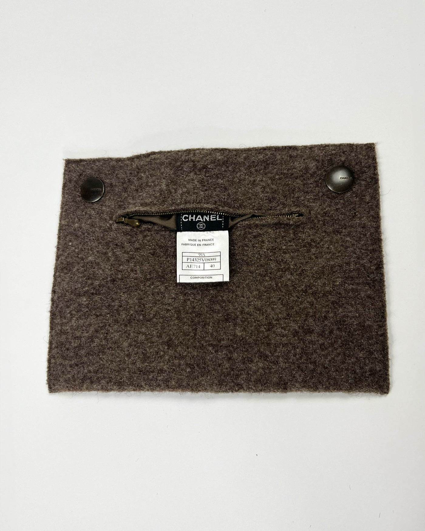 Pre Fall 1999 Chanel Belt Bag in Wool