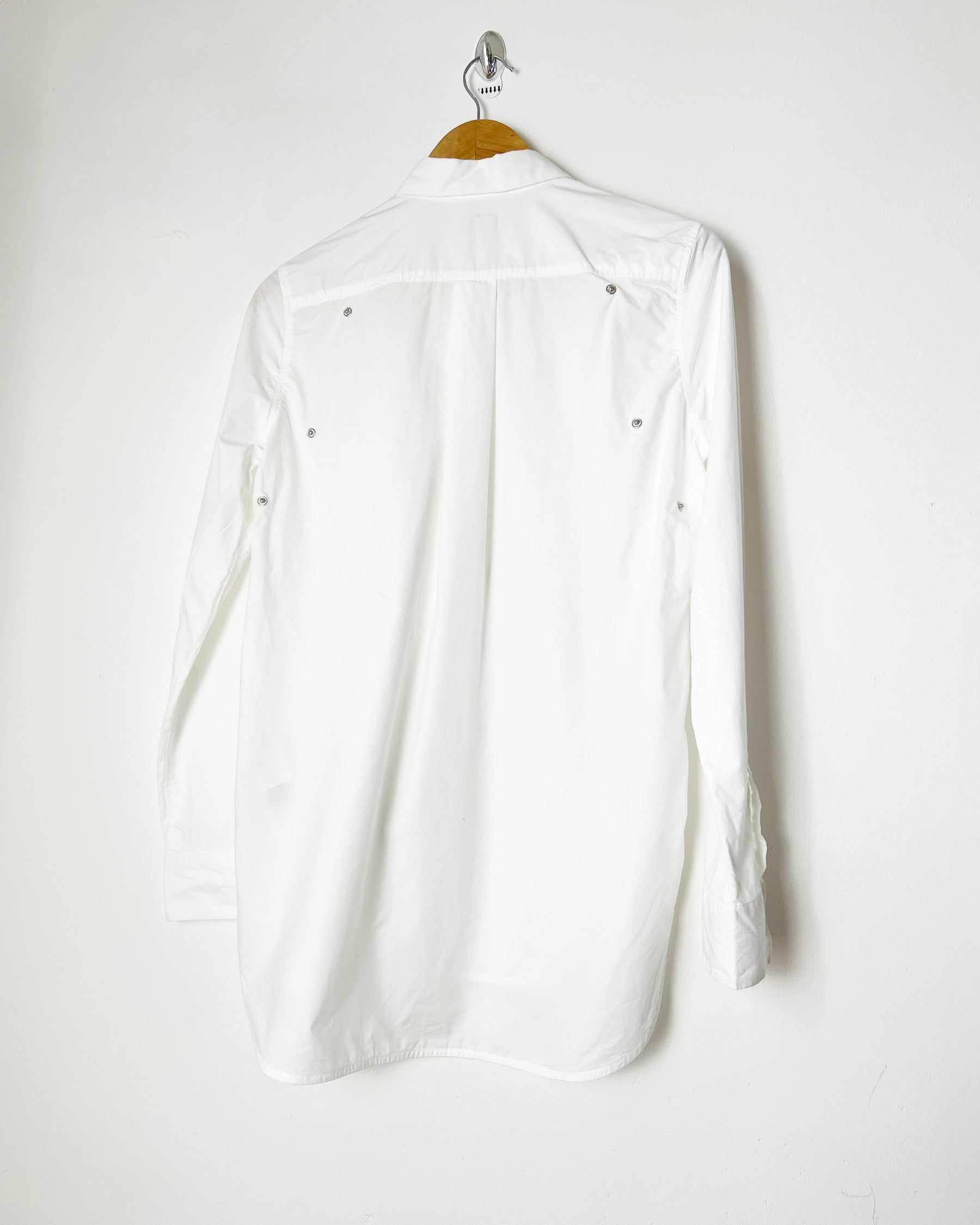 2020 Diesel Shirt with Detachable Ruffle Collar - S