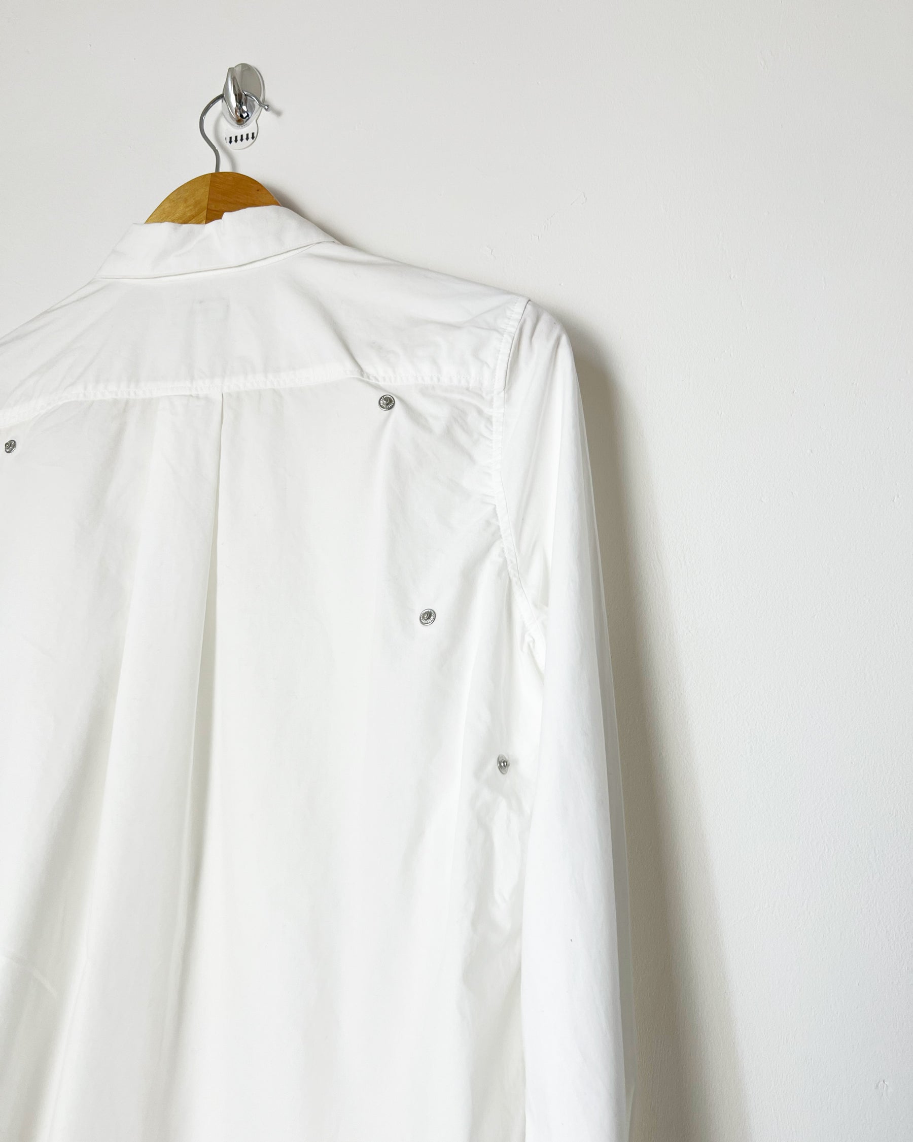 2020 Diesel Shirt with Detachable Ruffle Collar - S