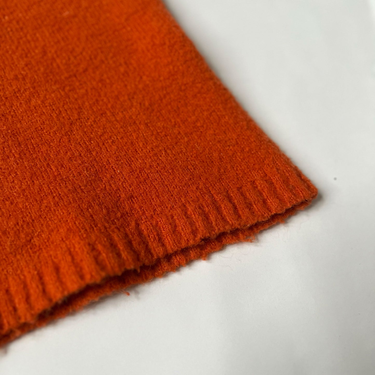 00's Mohair Two Piece Cardigan & Top in Orange - S