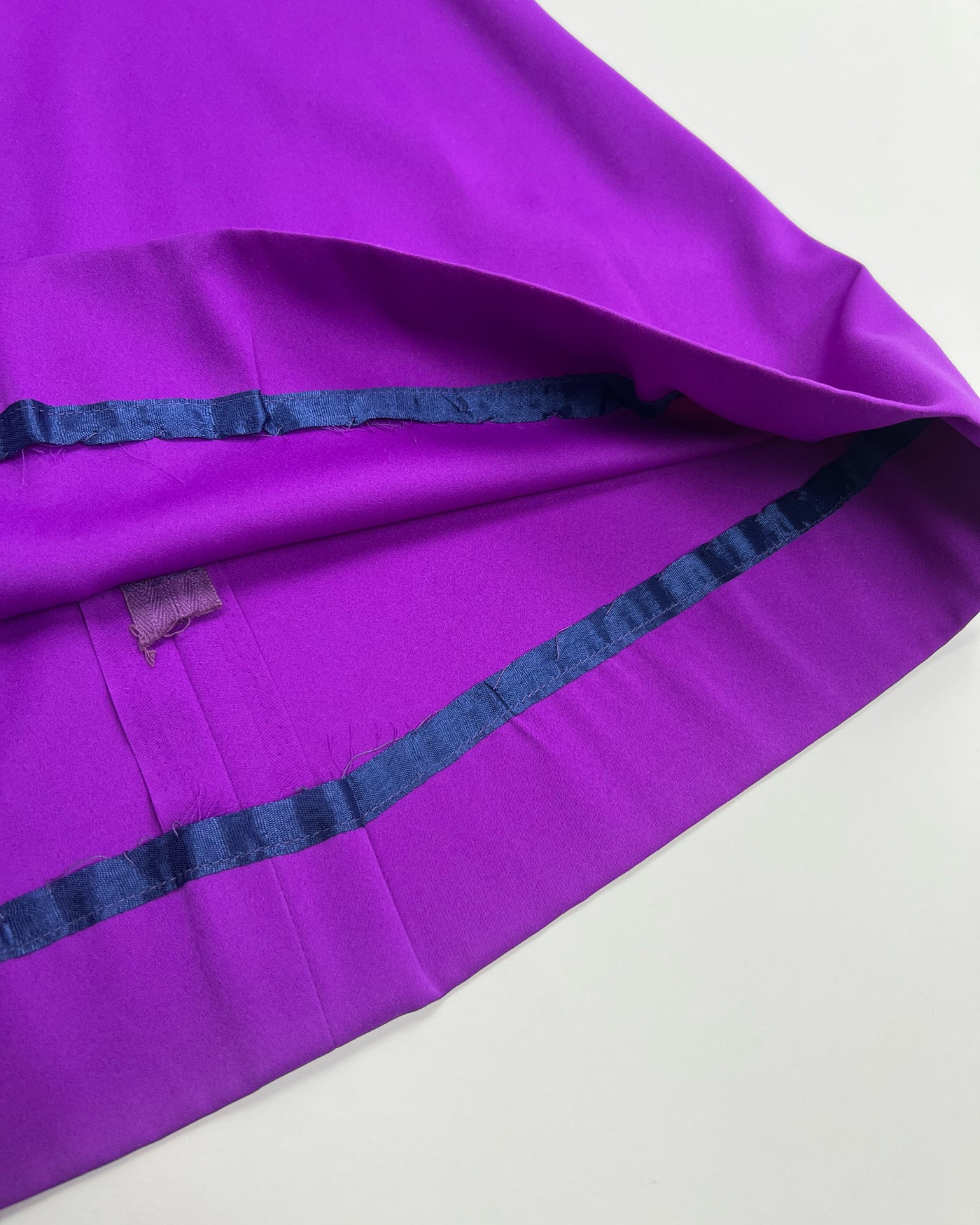 1970's Babydoll Mini Dress in Purple - S/M
