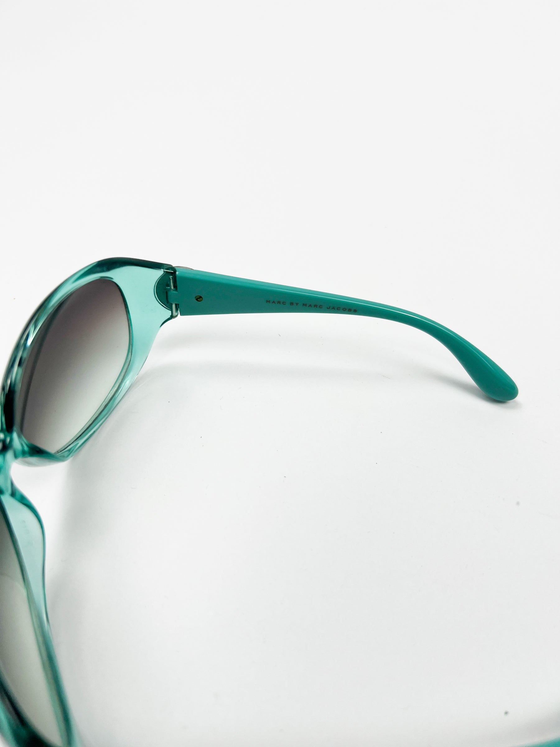 00's Marc Jacobs Oversized Sunglasses in Aqua