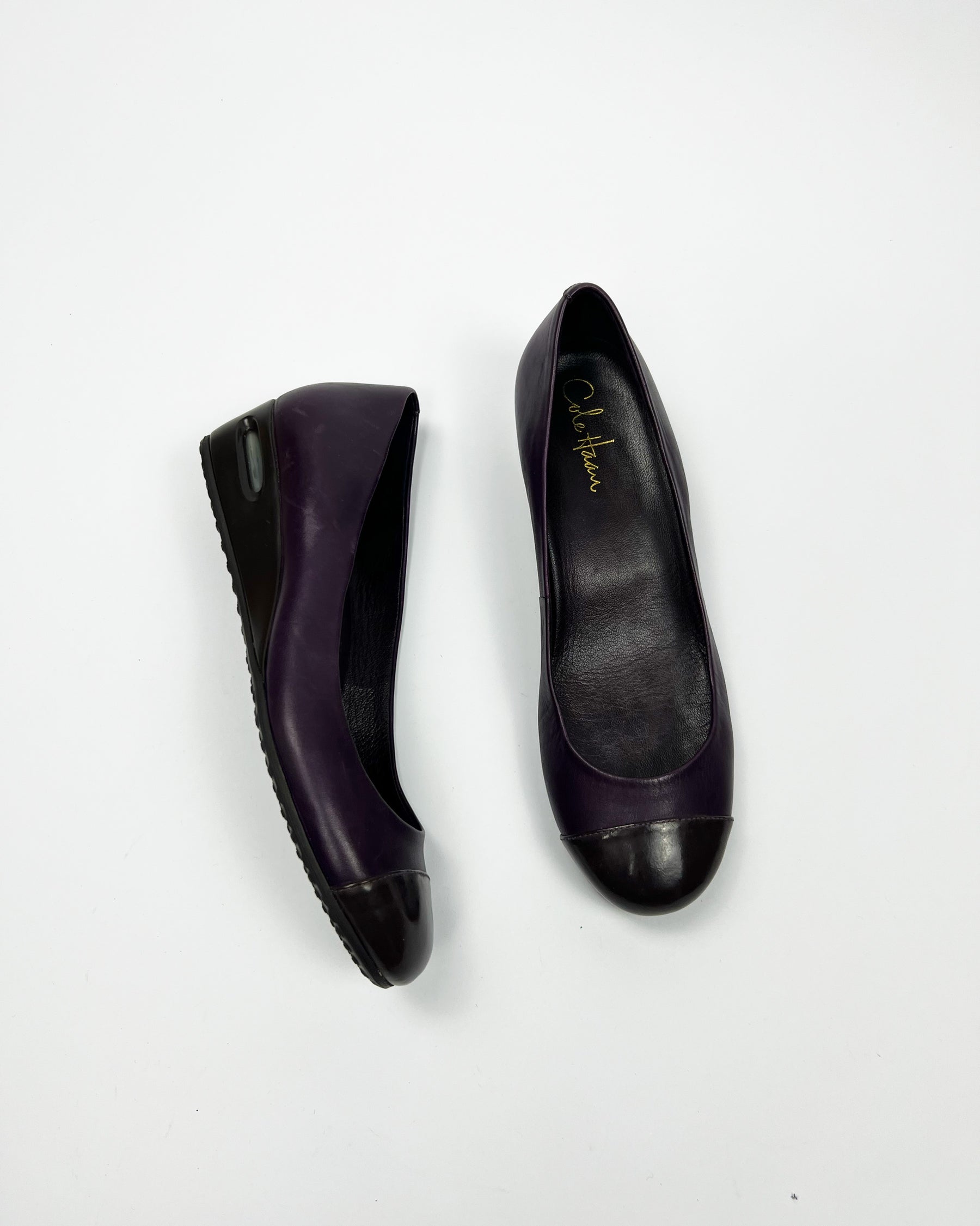 00's Nike Air x Cole Haan Ballerina Wedges in Plum - UK 7