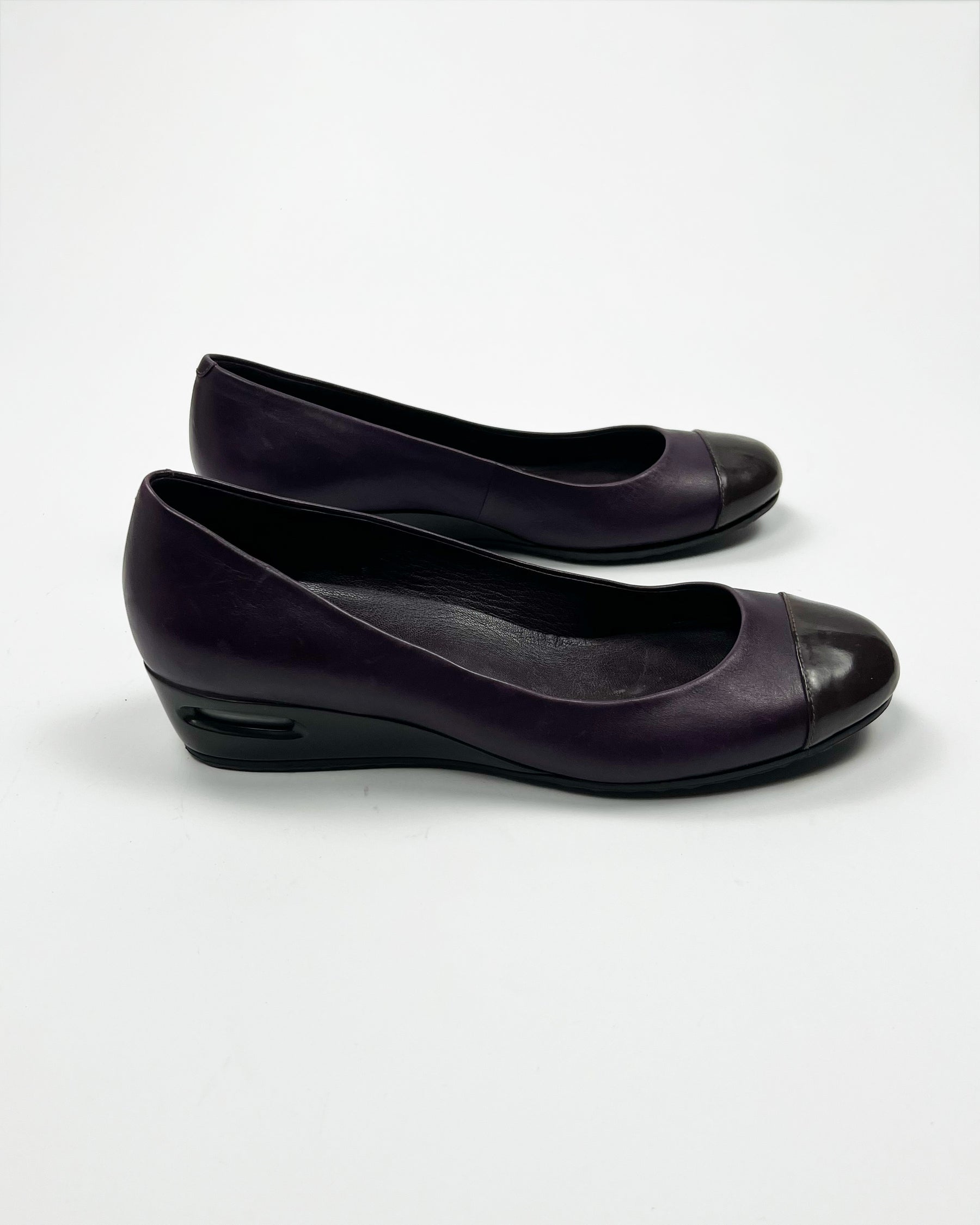 00's Nike Air x Cole Haan Ballerina Wedges in Plum - UK 7