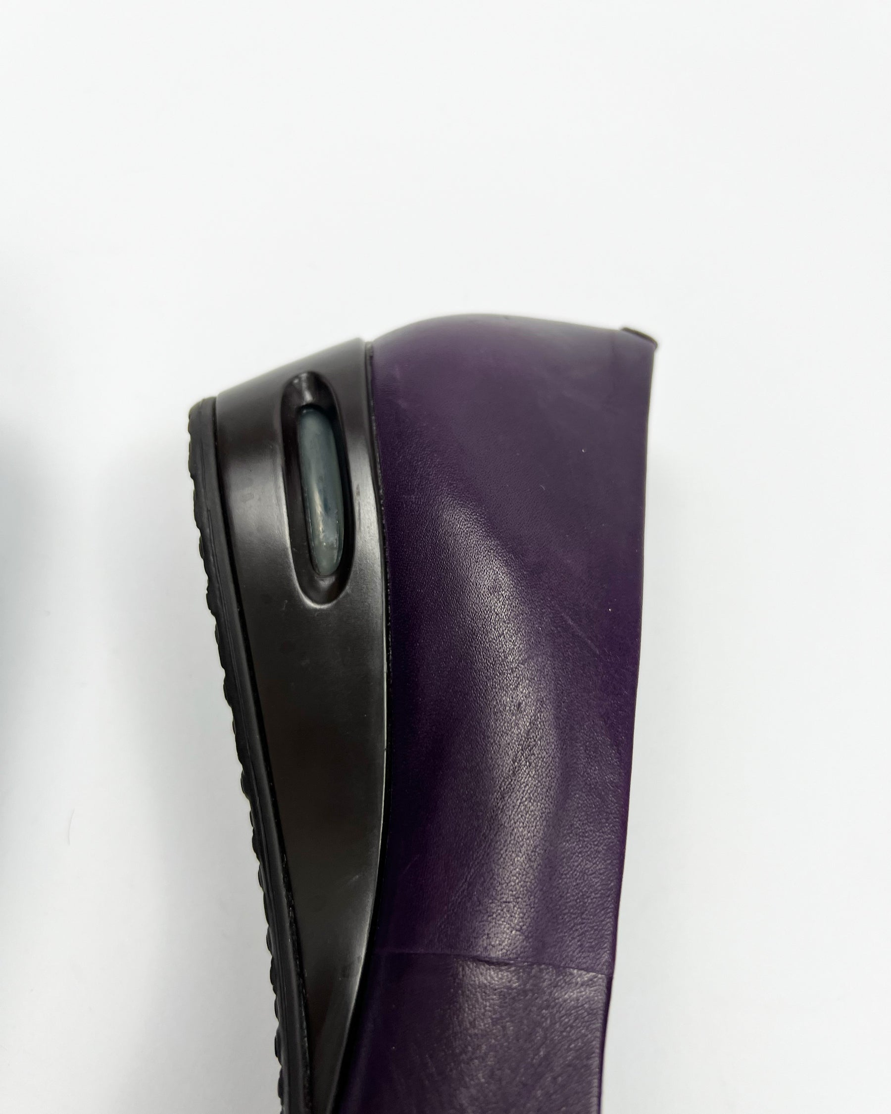 00's Nike Air x Cole Haan Ballerina Wedges in Plum - UK 7