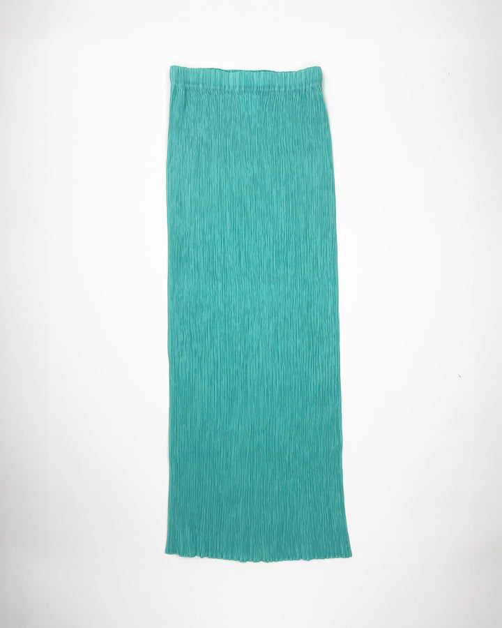 AW 2001 Issey Miyake Mainline Longsleeve Top in Aquamarine - S