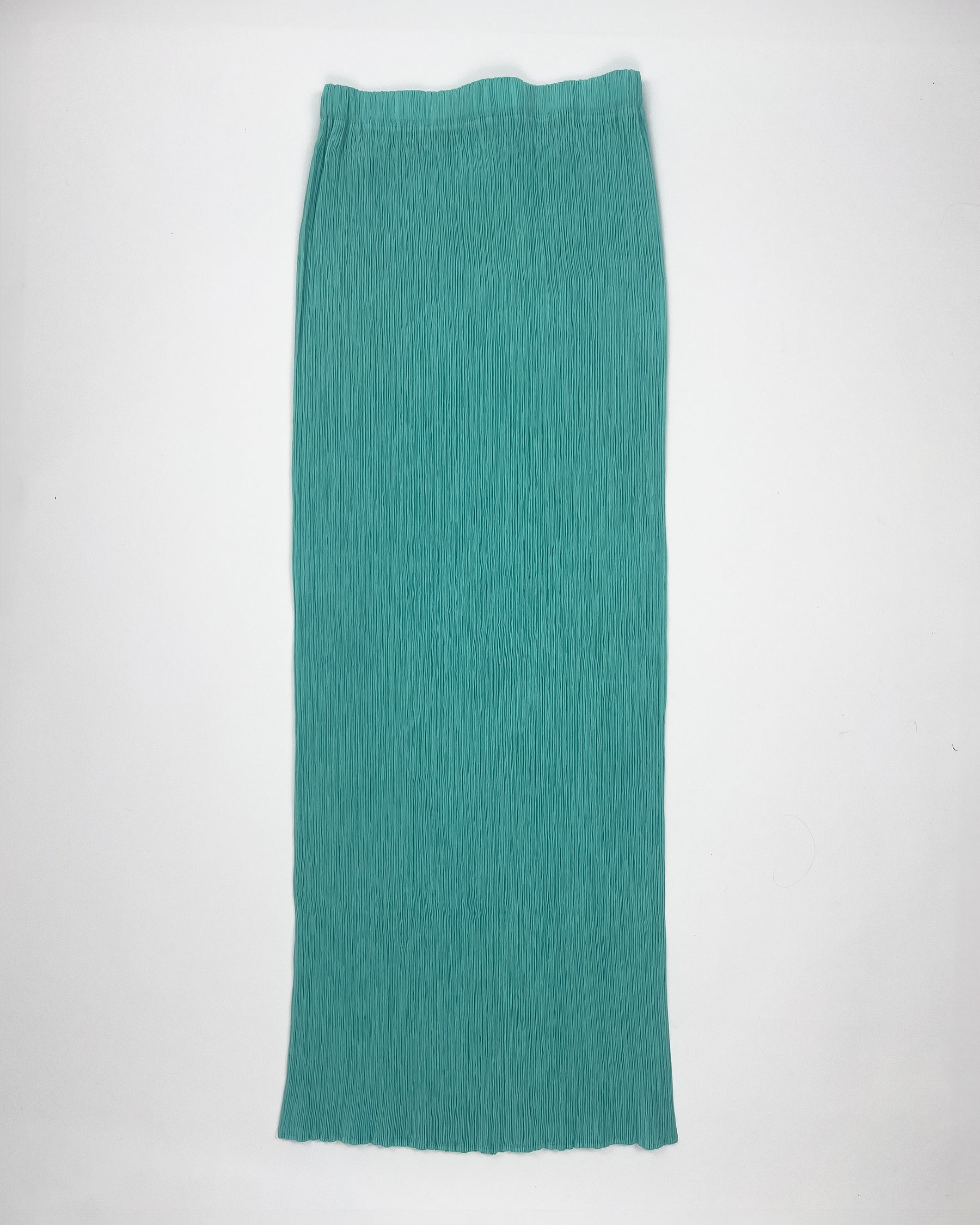AW 2001 Issey Miyake Mainline Longsleeve Top in Aquamarine - S