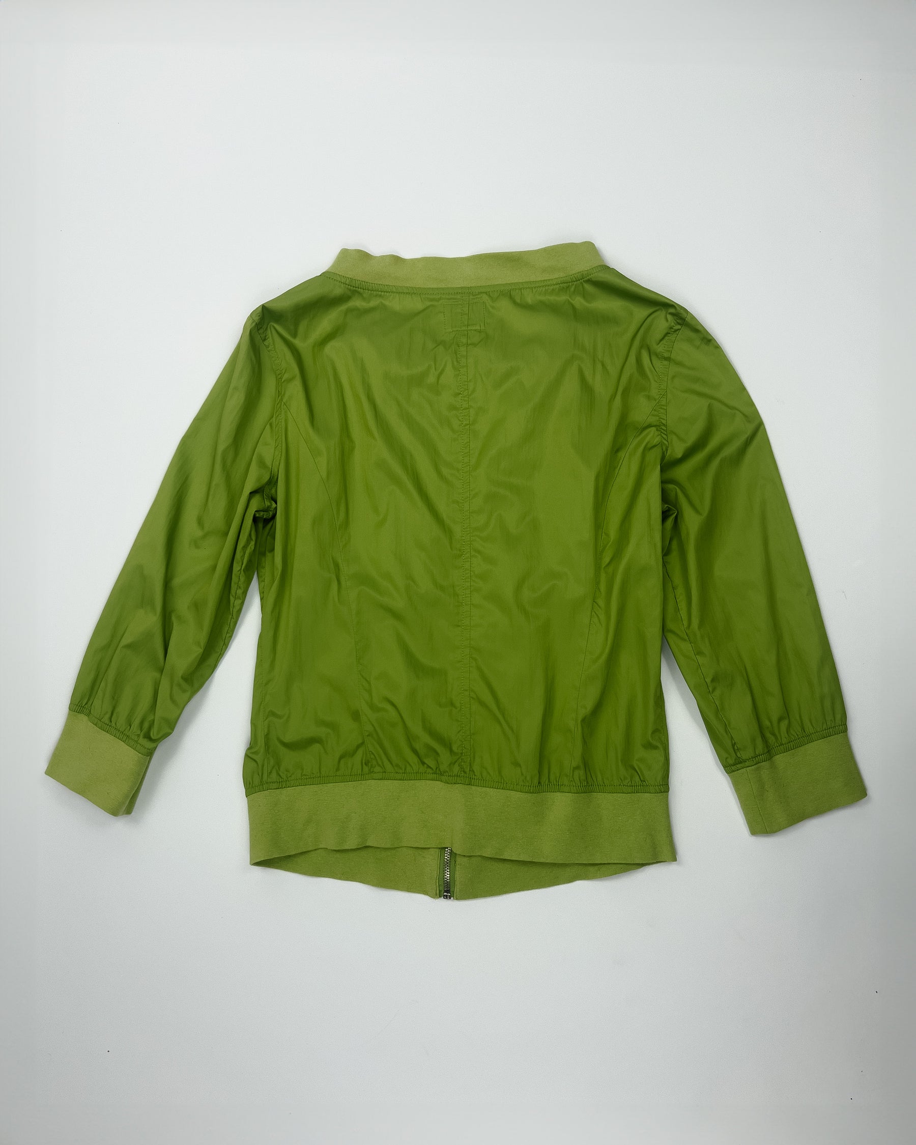 00's Miss Sixty Ruched Technical Jacket with 3/4 Length Sleeves - M