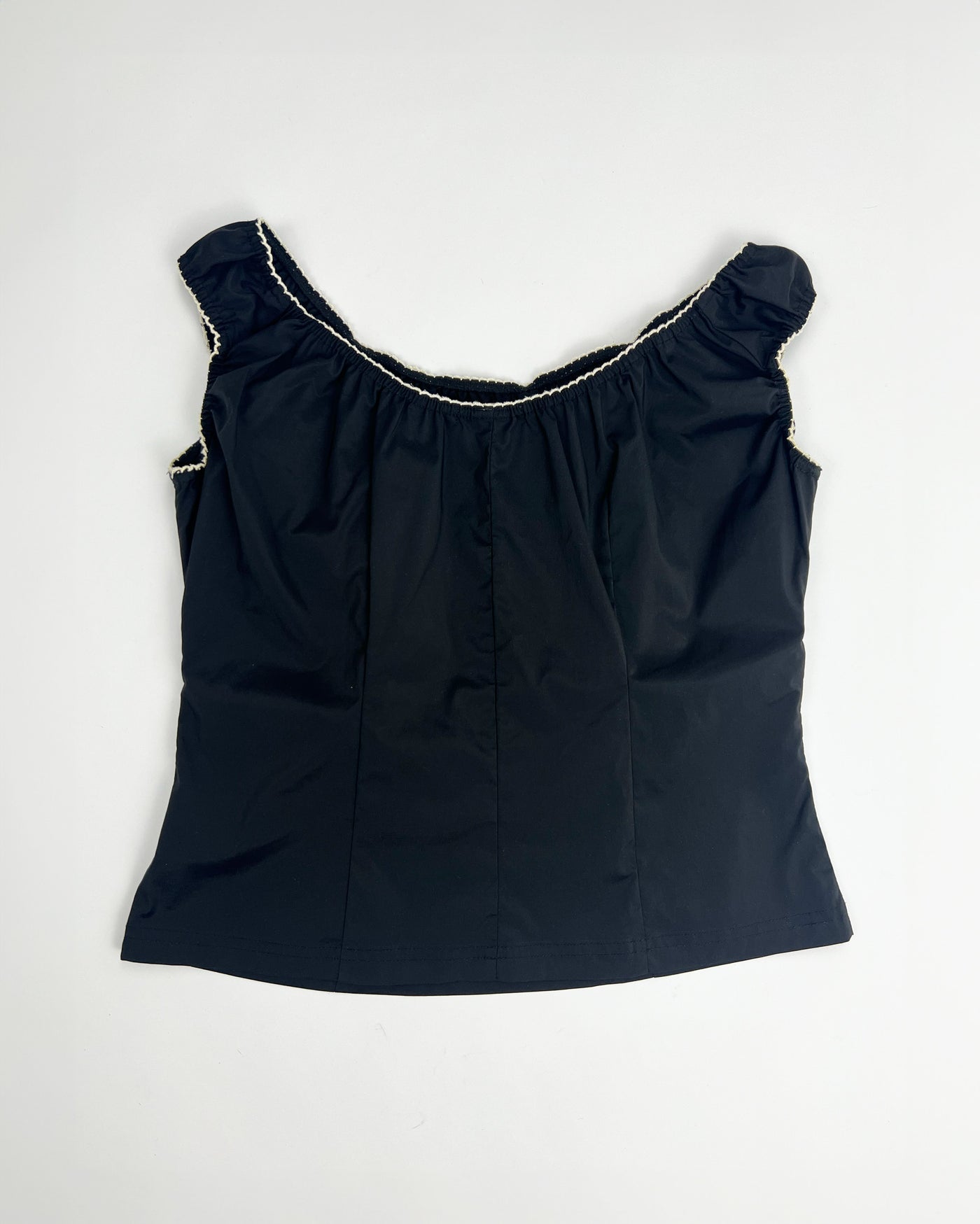 Early 00's Roxy Girl Technical Babydoll Top in Black - S