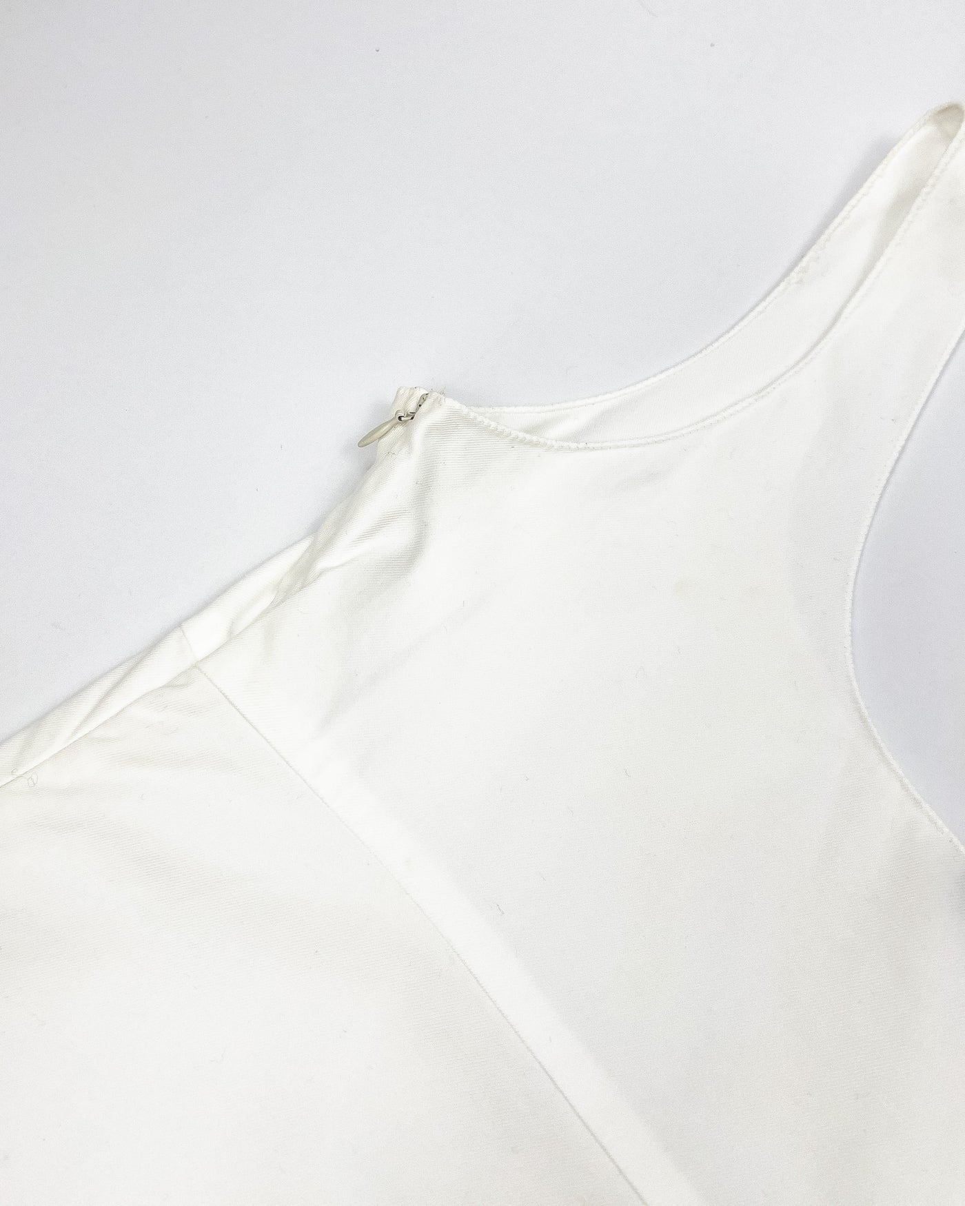 SS 1999 Miu Miu Babydoll Mini Dress with Ruffled Hem - XS