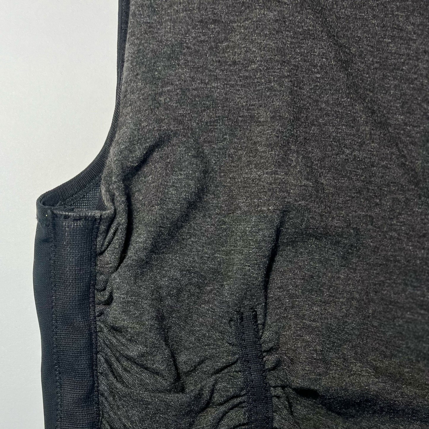 00's Dolce & Gabanna Drape Tank Top in Grey - M
