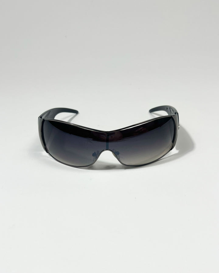 2014 Dolce & Gabbana wrap-around sunglasses in Black