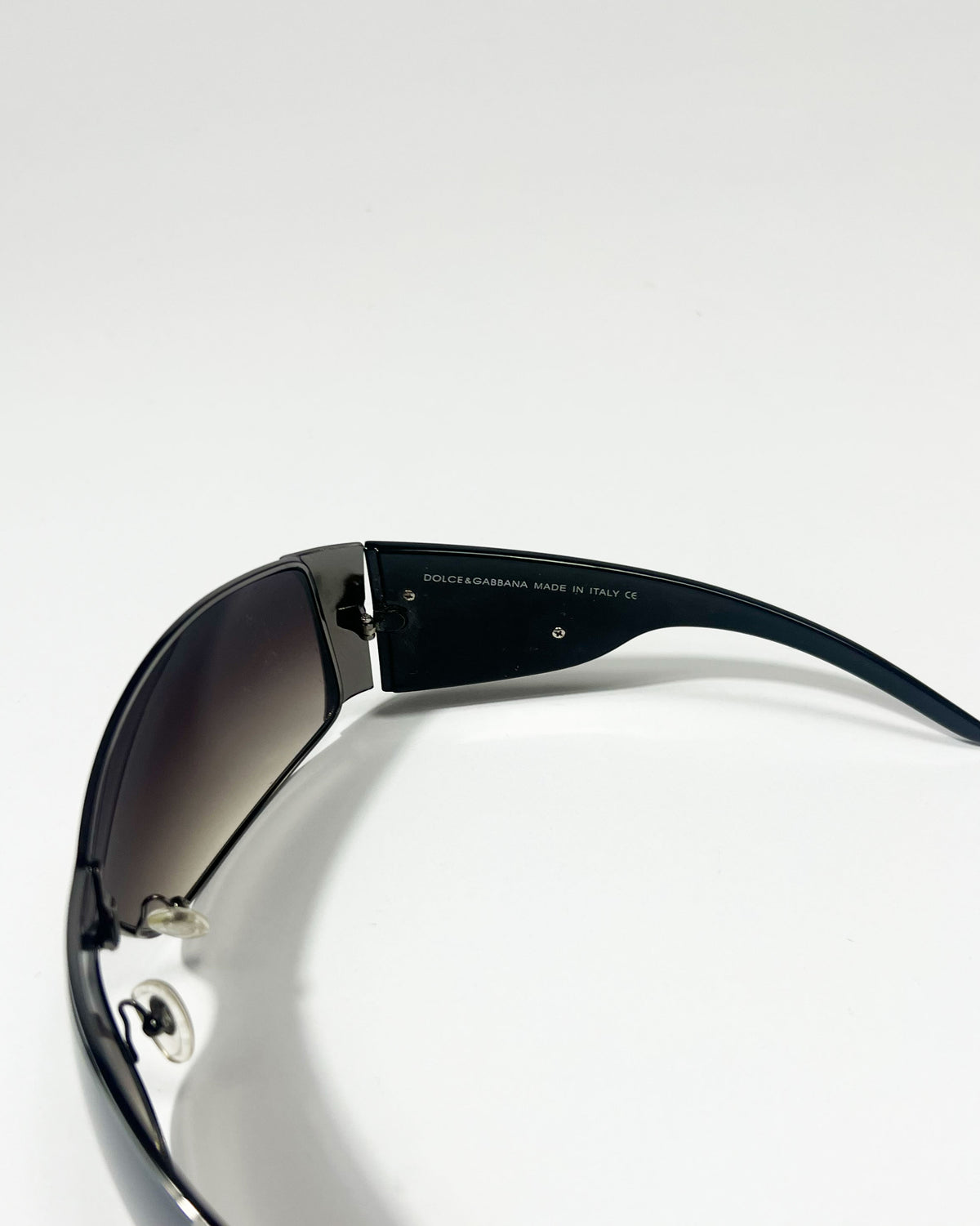 2014 Dolce & Gabbana wrap-around sunglasses in Black