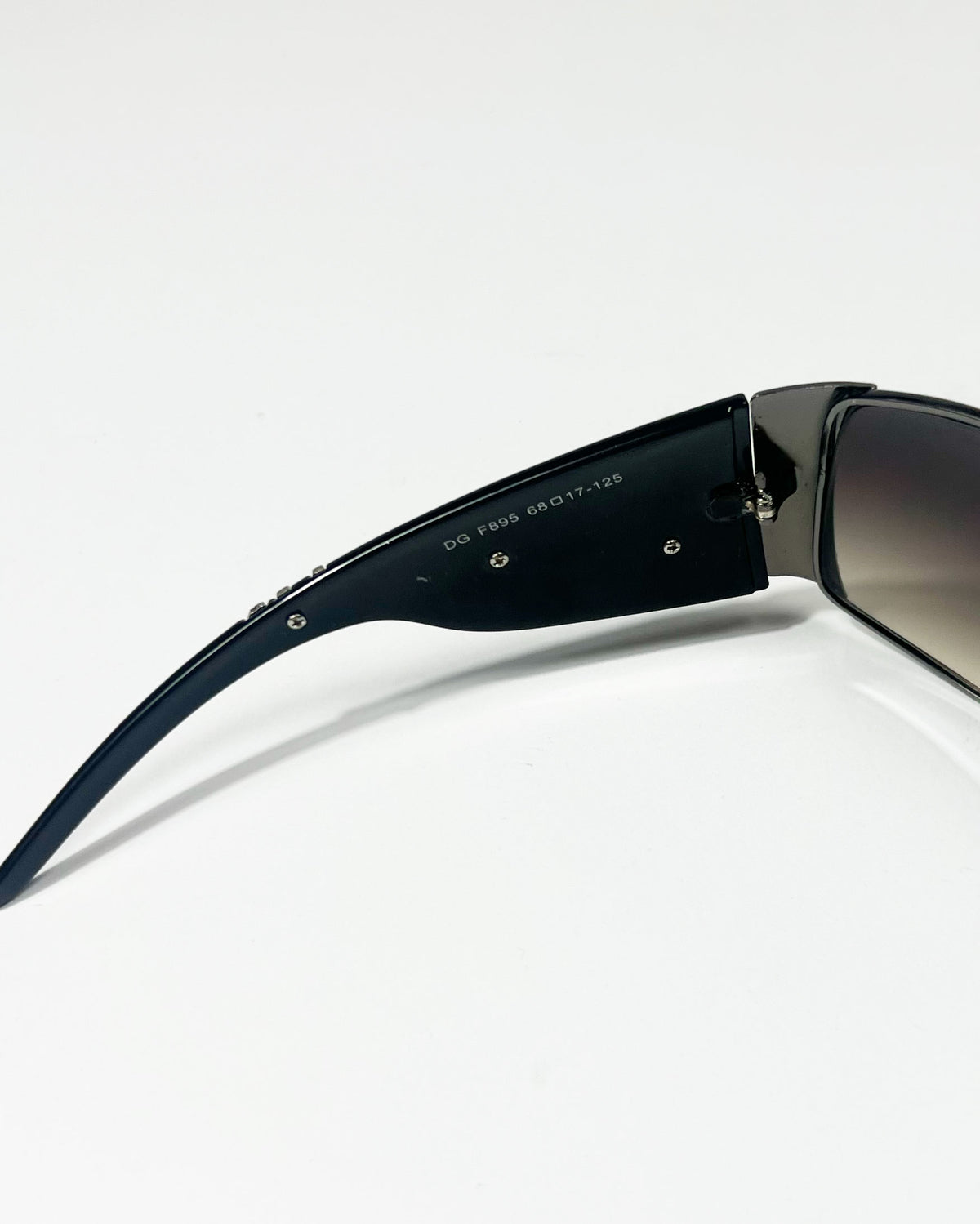 2014 Dolce & Gabbana wrap-around sunglasses in Black