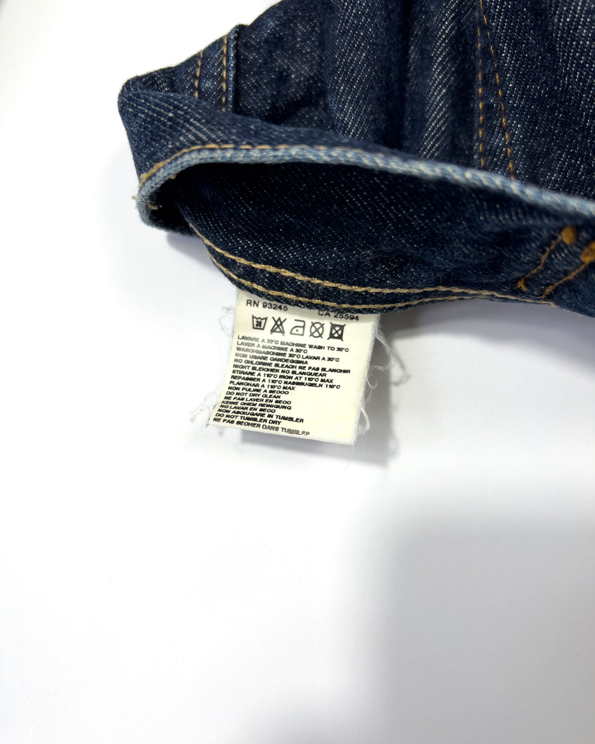 00's Diesel Denim Jacket in Indigo Blue - S