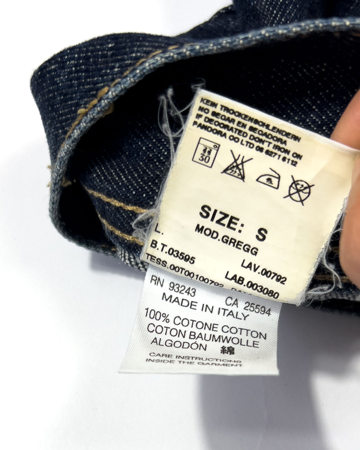00's Diesel Denim Jacket in Indigo Blue - S