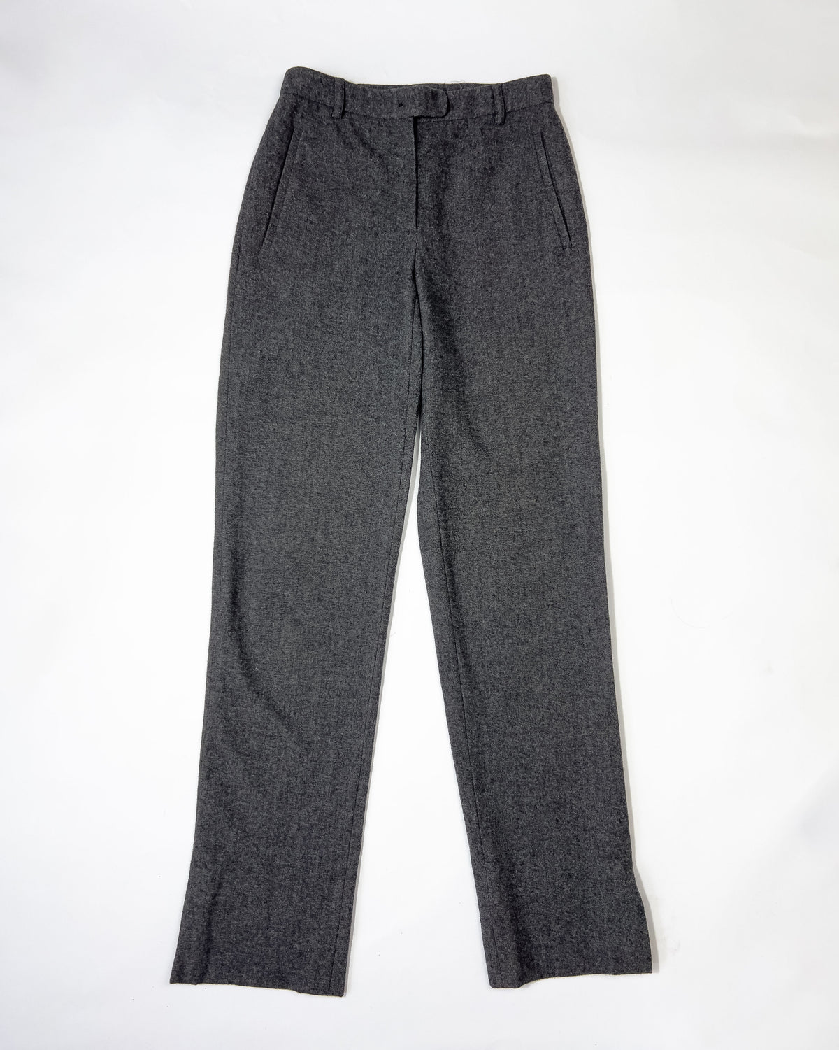 90's Prada Cigarrete Trousers with Velcro Leg Hem - W24"
