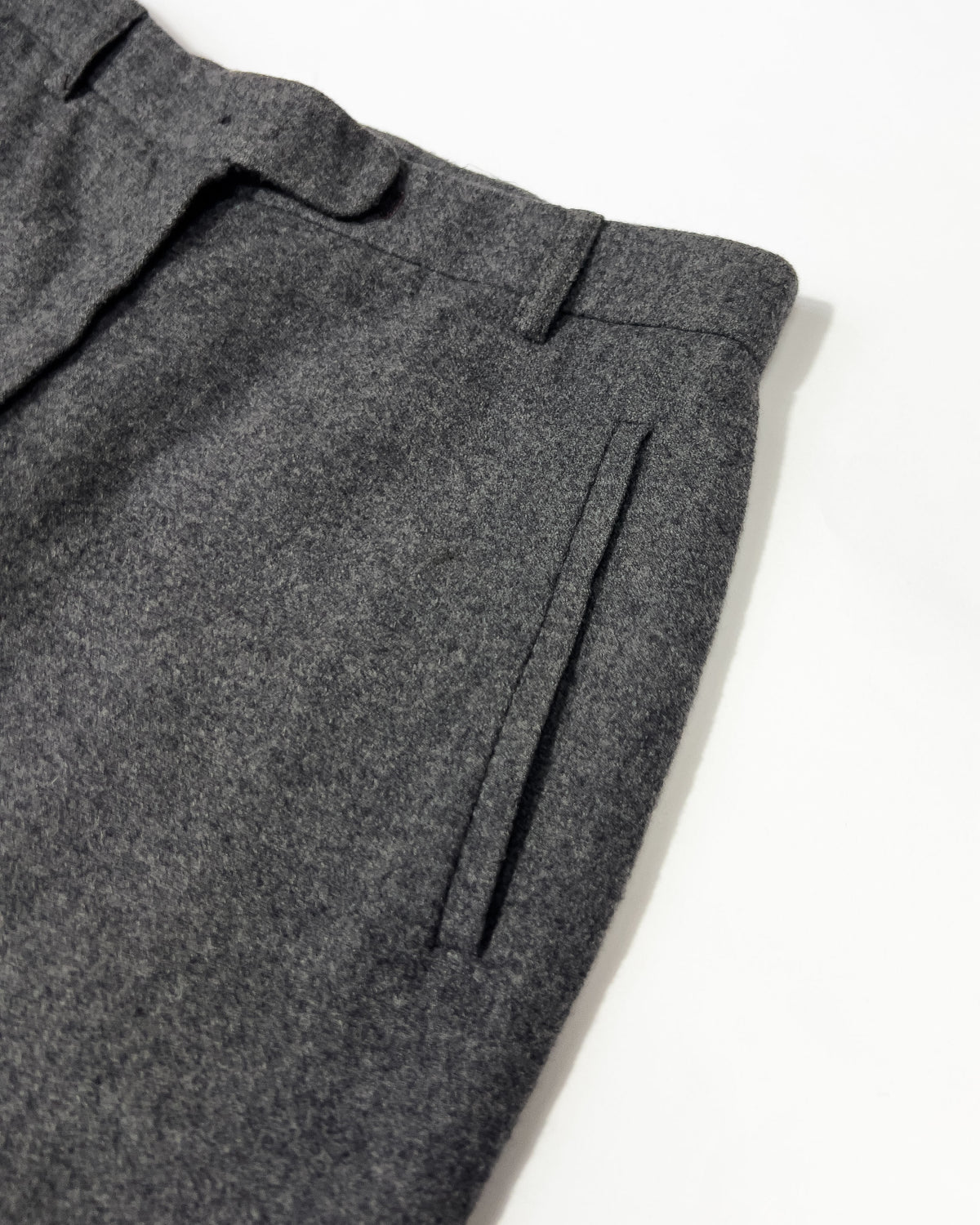 90's Prada Cigarrete Trousers with Velcro Leg Hem - W24"
