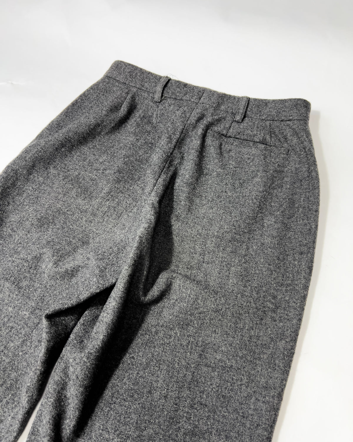 90's Prada Cigarrete Trousers with Velcro Leg Hem - W24"