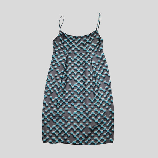 prada print dress 