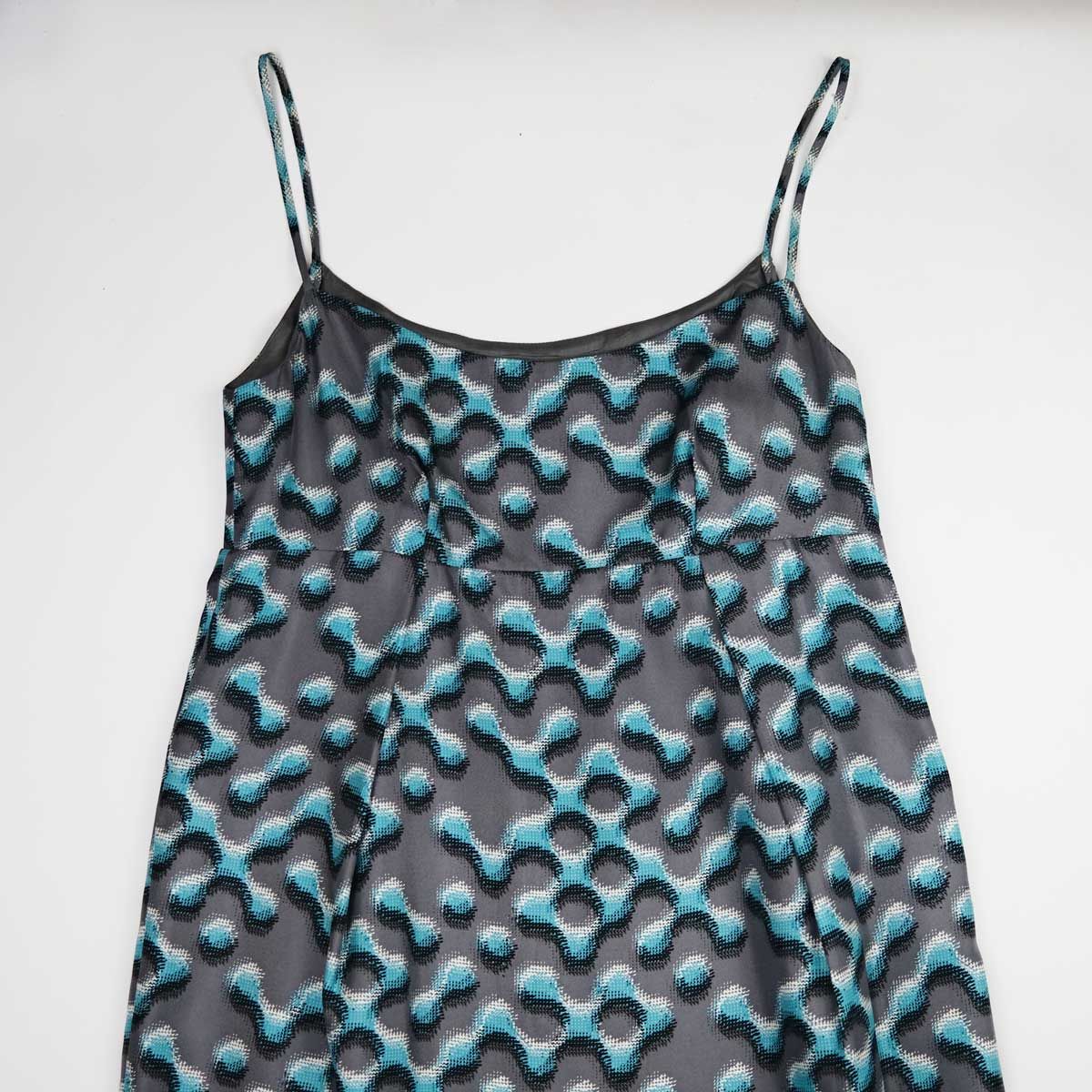 prada print dress 