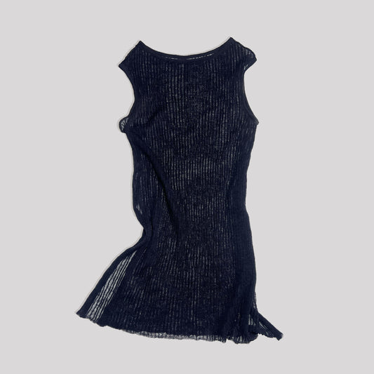 Sarah Pacini Mohair Tunic in Navy - S/M 