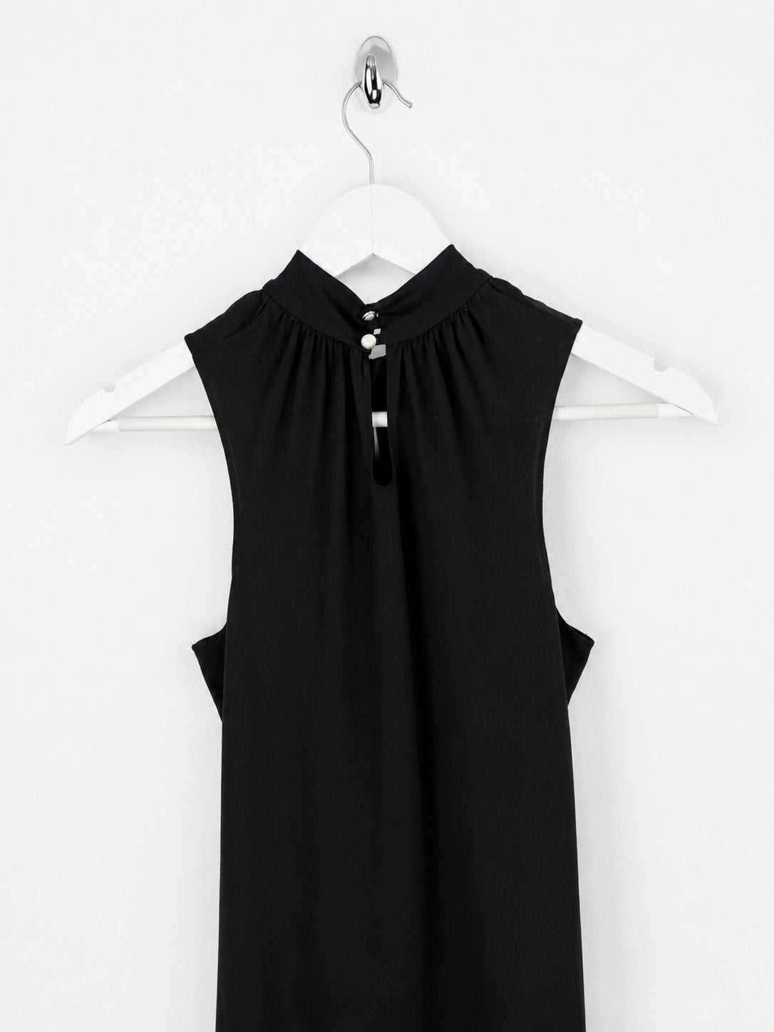 00's Versace Jeans Couture Black Dress with Keyhole Neckline
