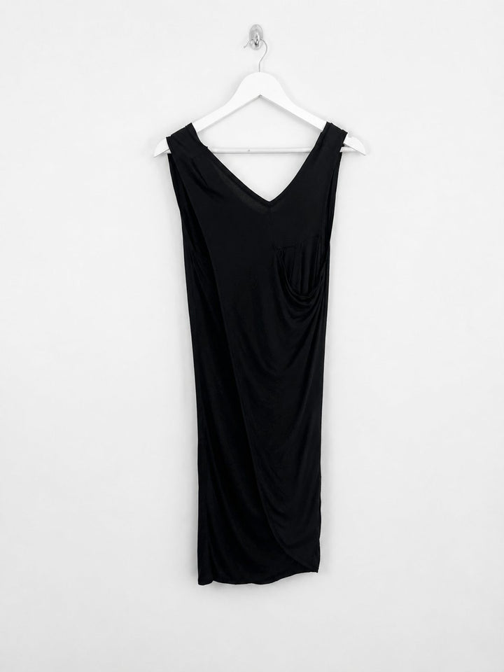 All Saints Draped Mini Dress in Black - S