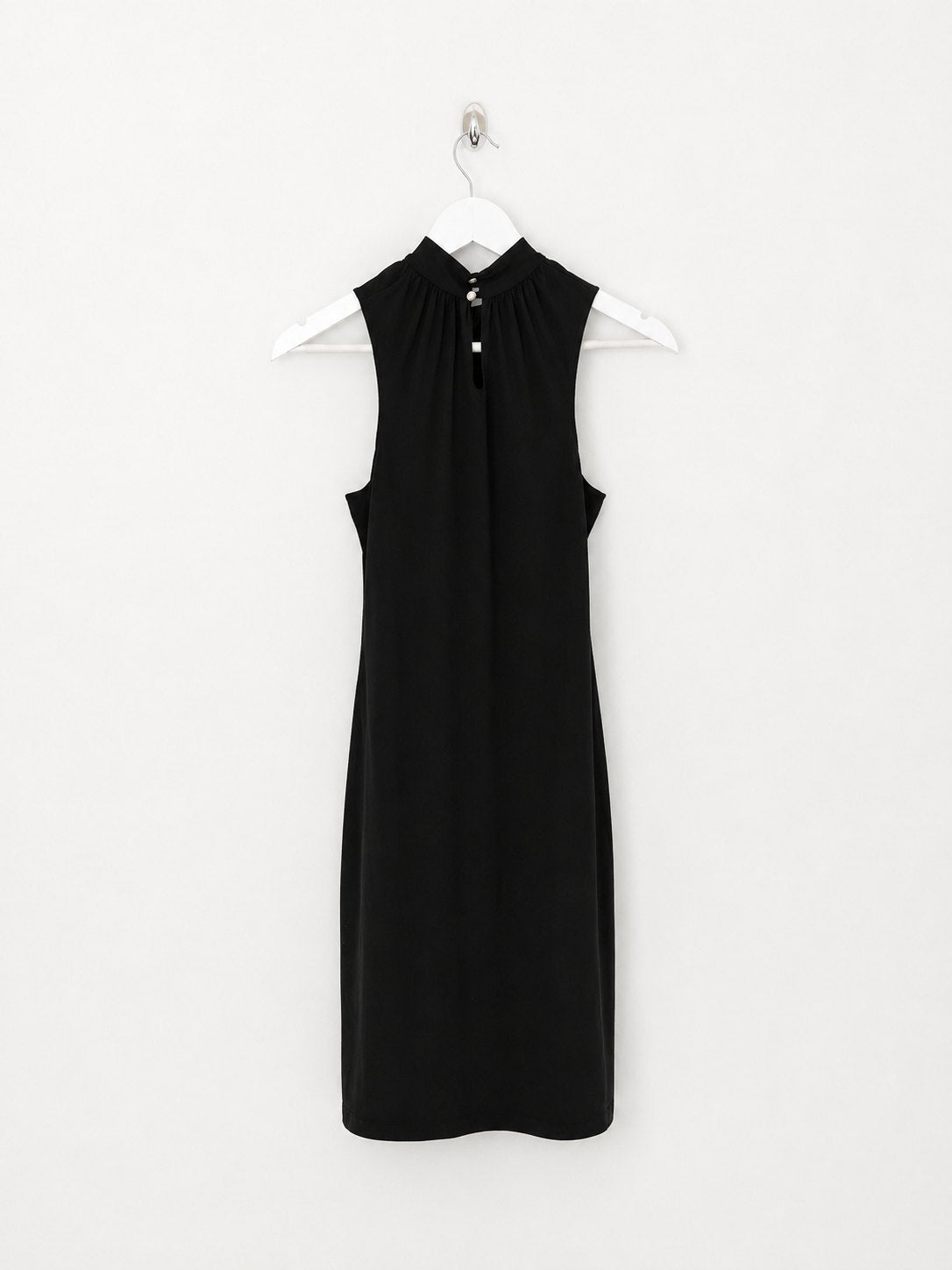 00's Versace Jeans Couture Black Dress with Keyhole Neckline