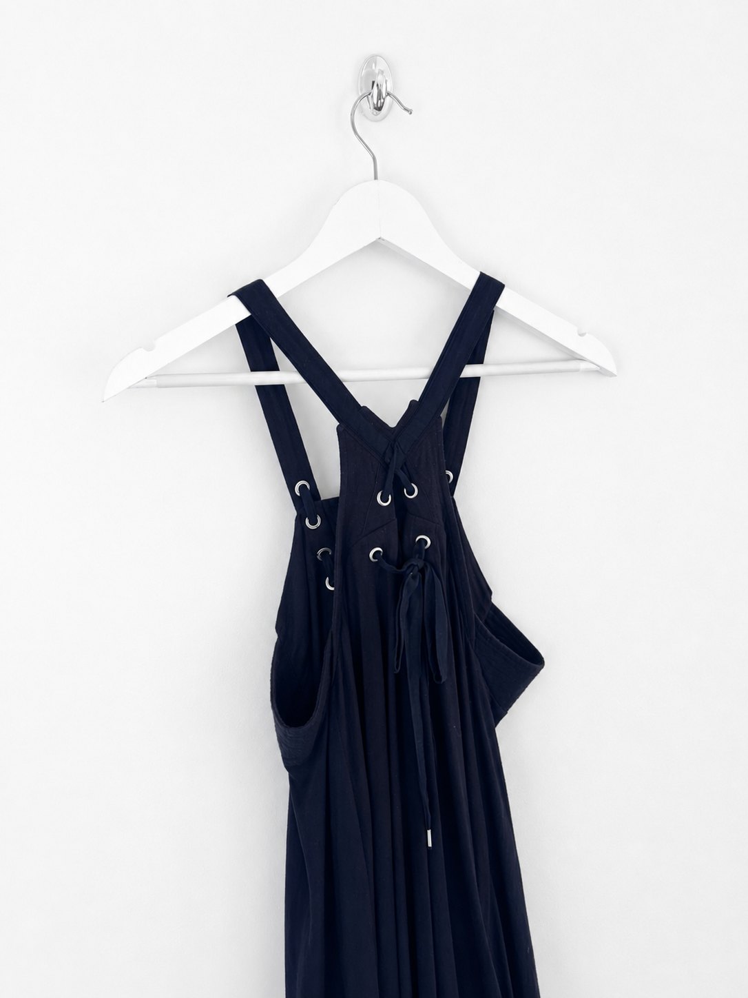 00’s Marithe Francois Girbuad Trapeze Dress with pockets in Navy - M